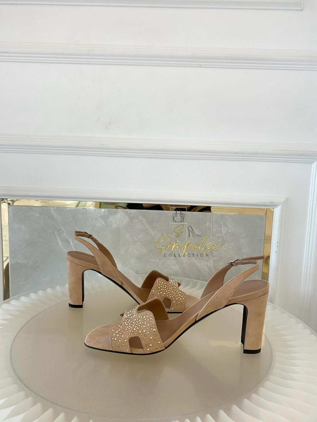 Hermes Enternite 80 Slingback Heels