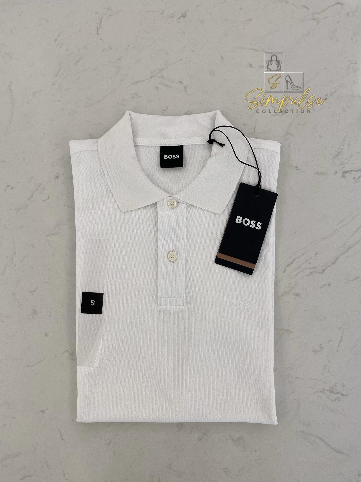 Boss White Poloshirt