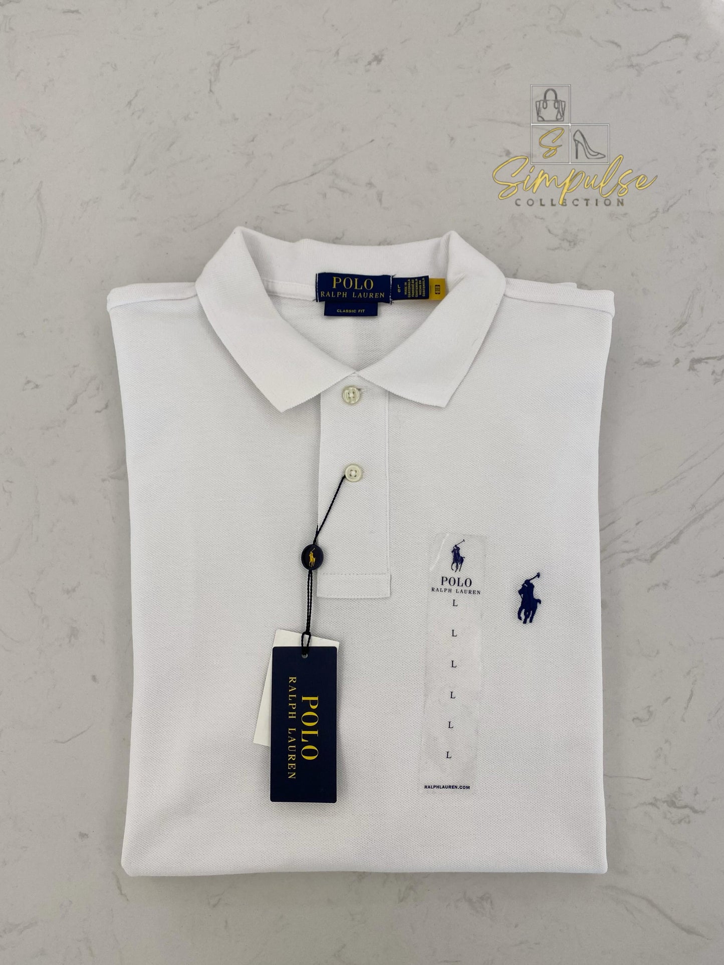 Ralph Lauren White Poloshirt