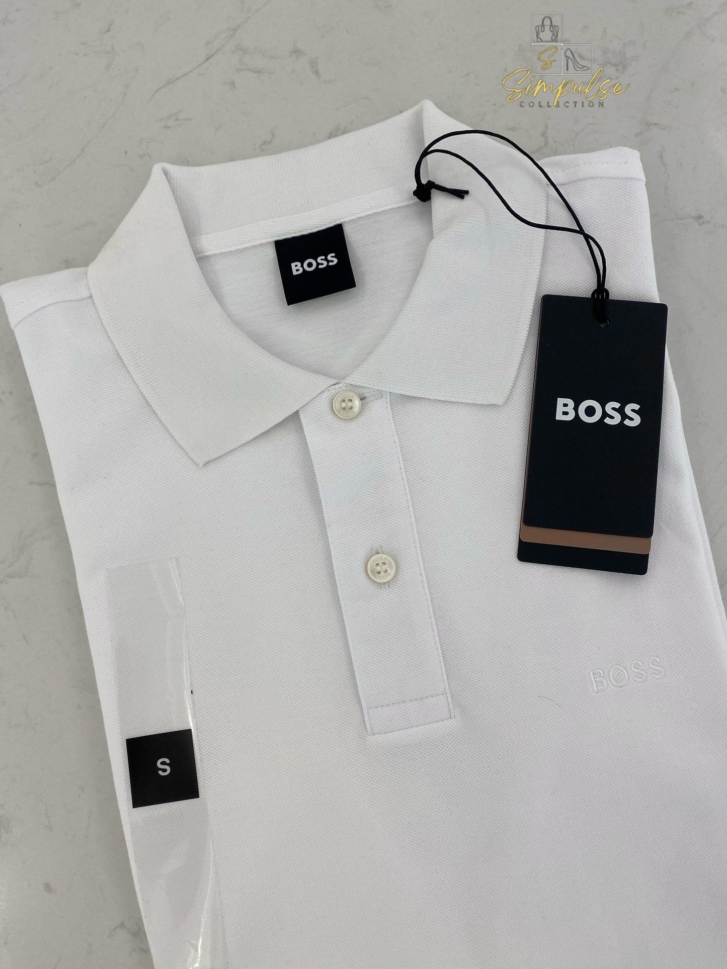 Boss White Poloshirt