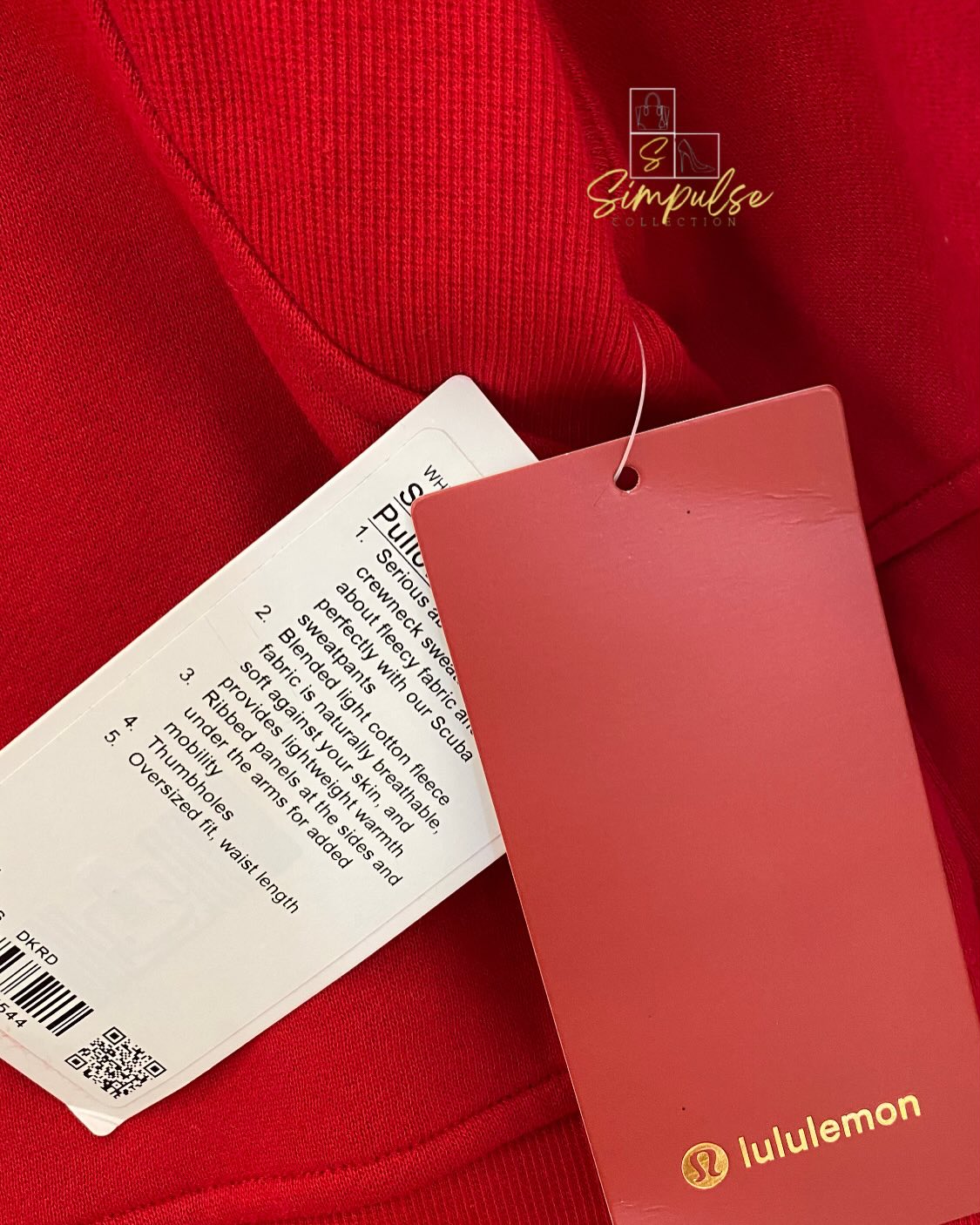 Lululemon Red Sweater