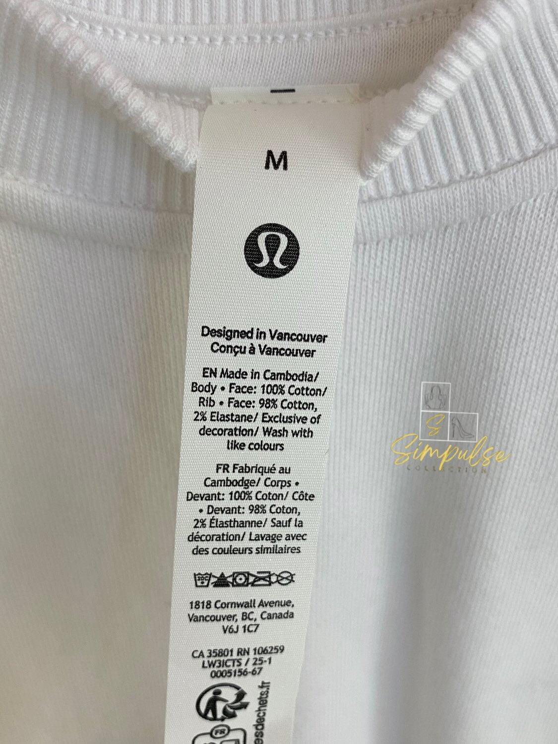 Lululemon Cotton French Terry Crewneck