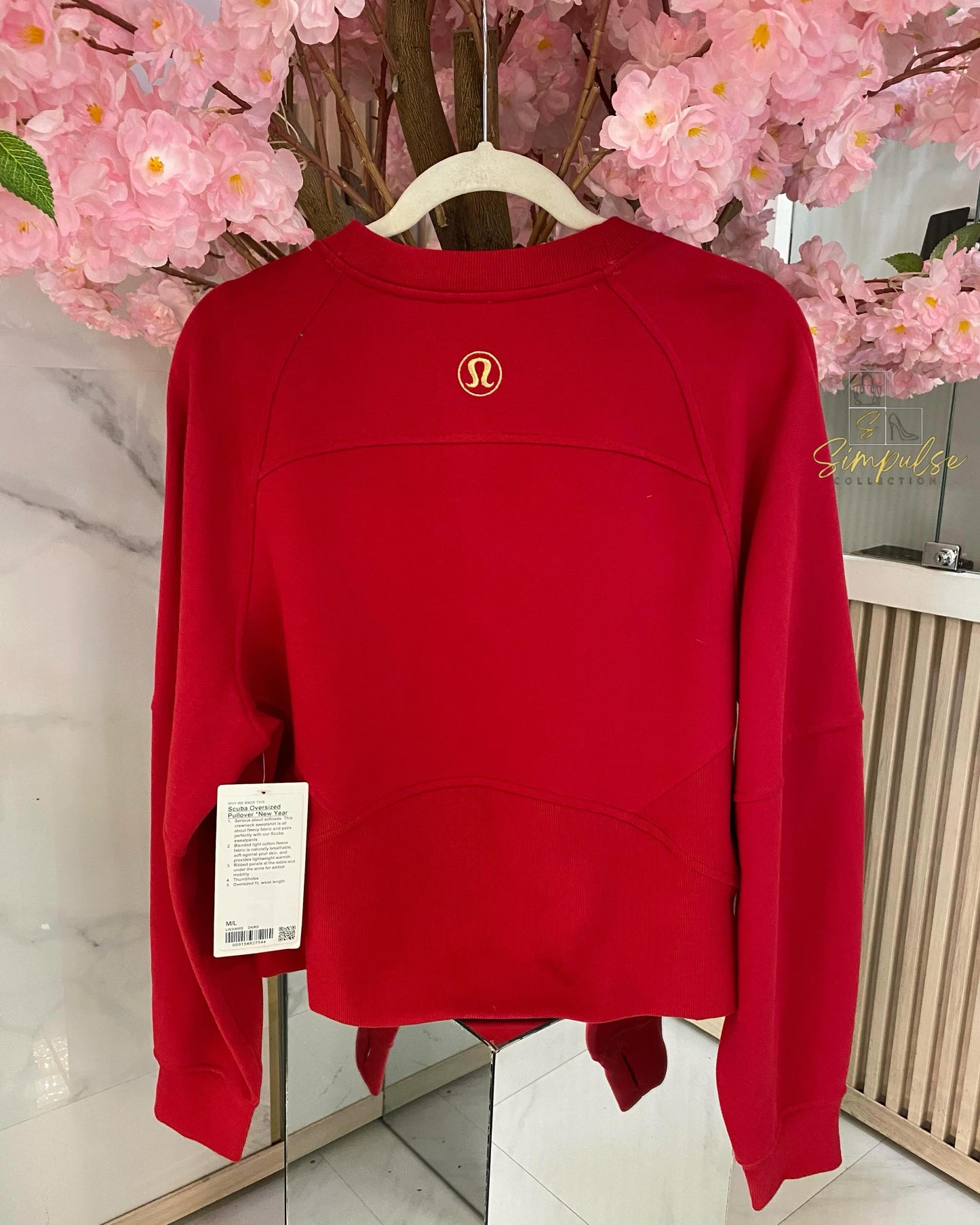 Lululemon Red Sweater