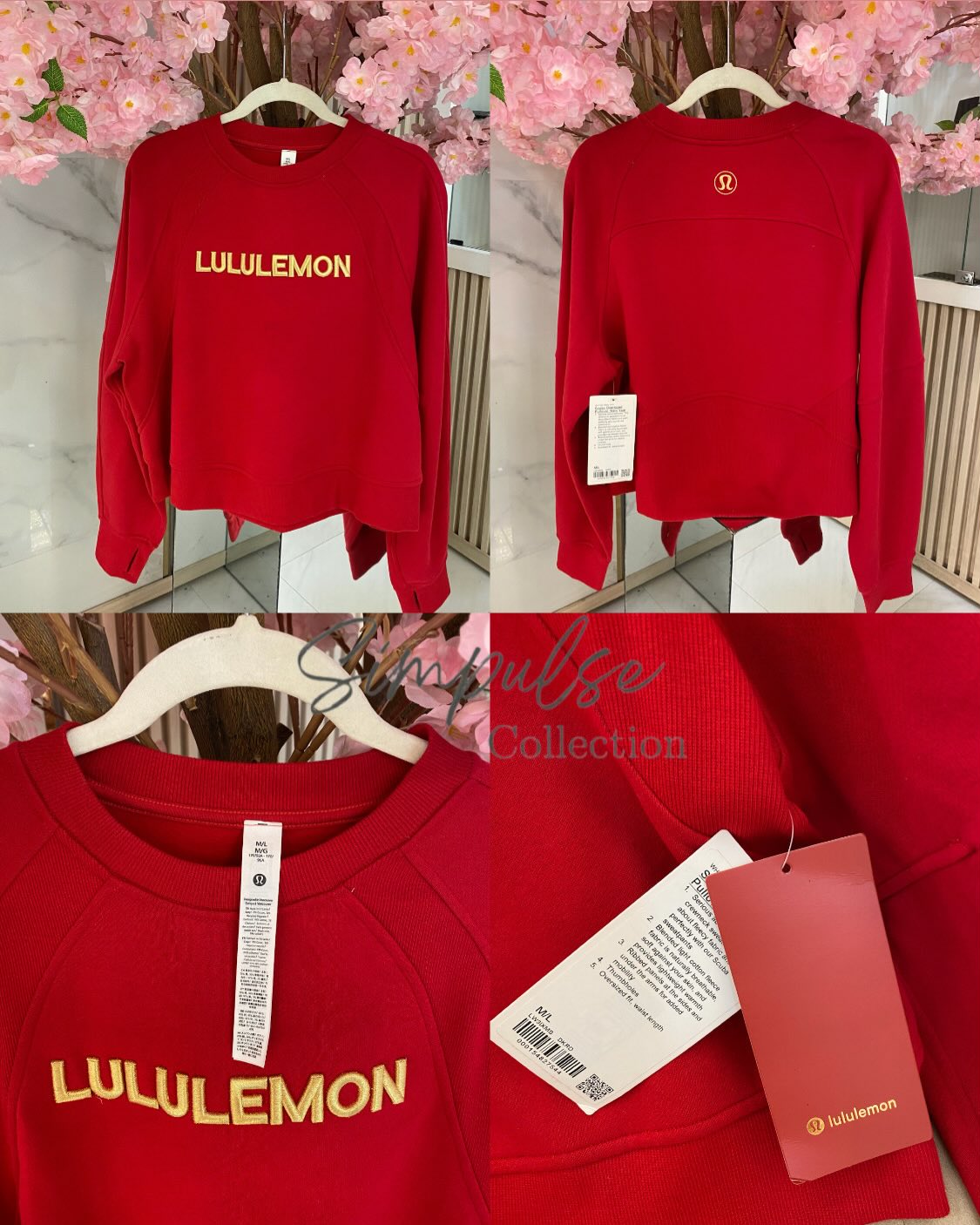 Lululemon Red Sweater