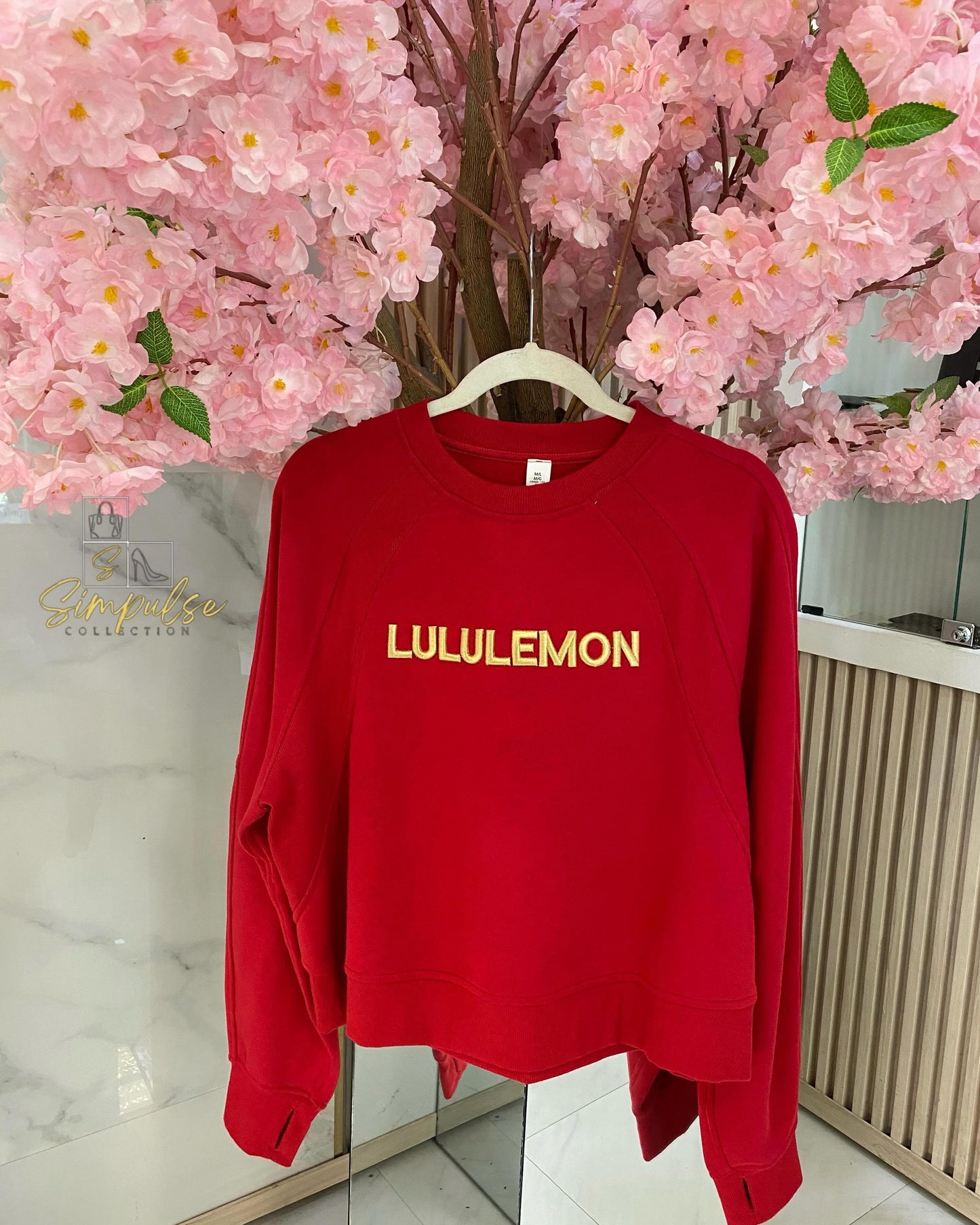 Lululemon Red Sweater
