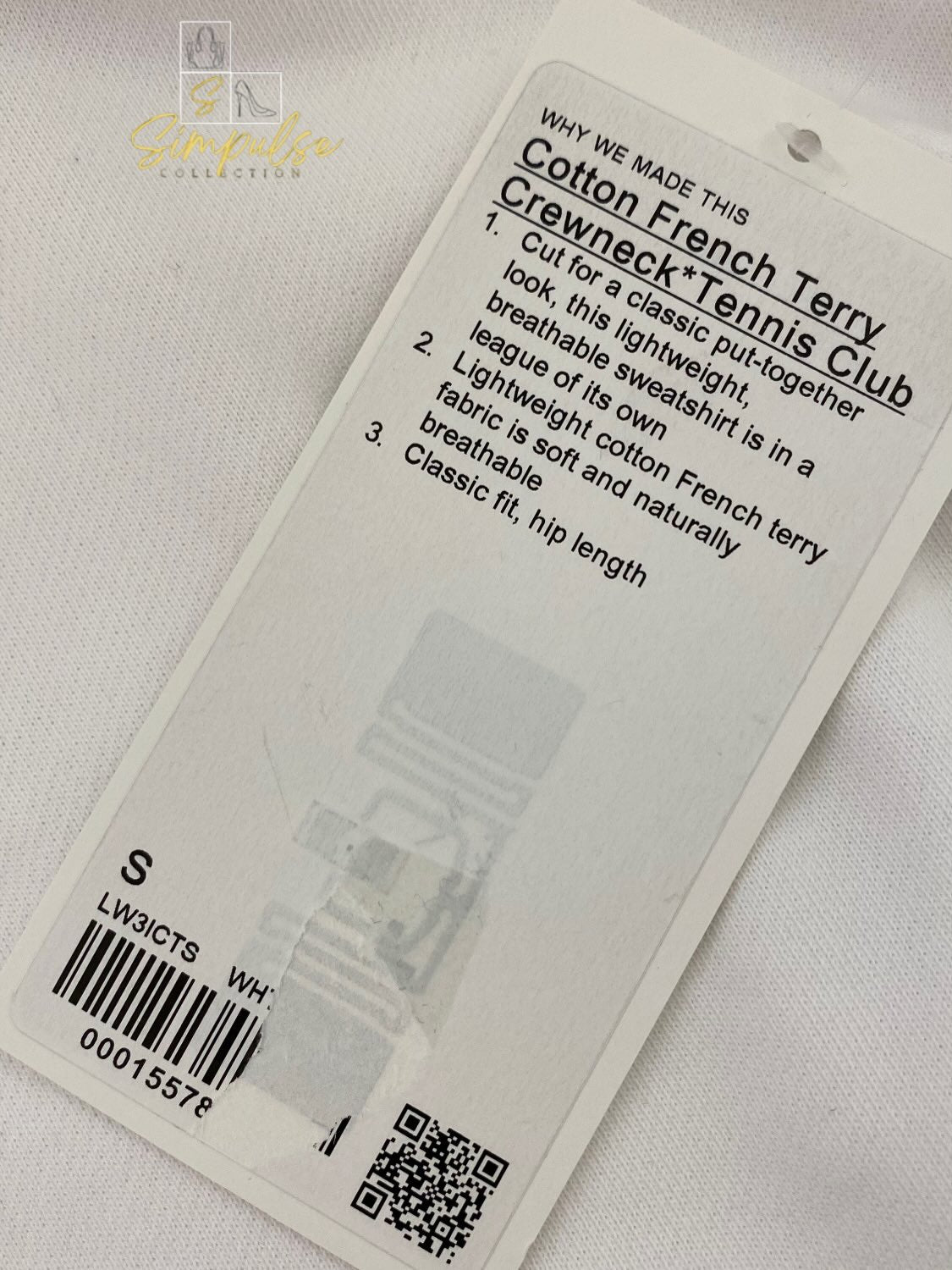 Lululemon Cotton French Terry Crewneck