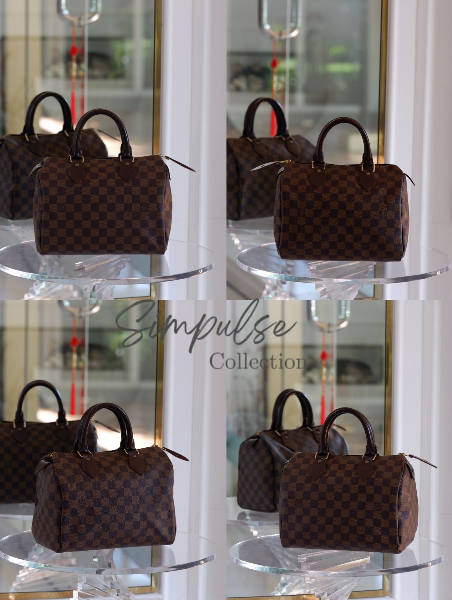 Louis Vuitton Speedy 25 in Damier Ebene