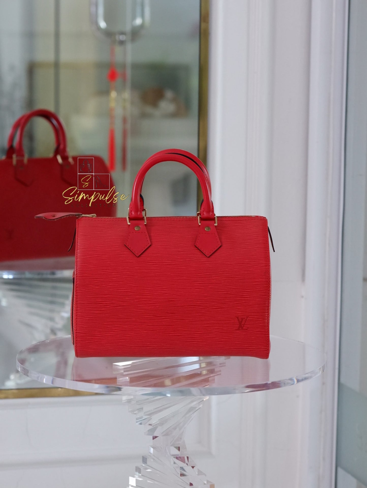 Louis Vuitton Epi Speedy 25