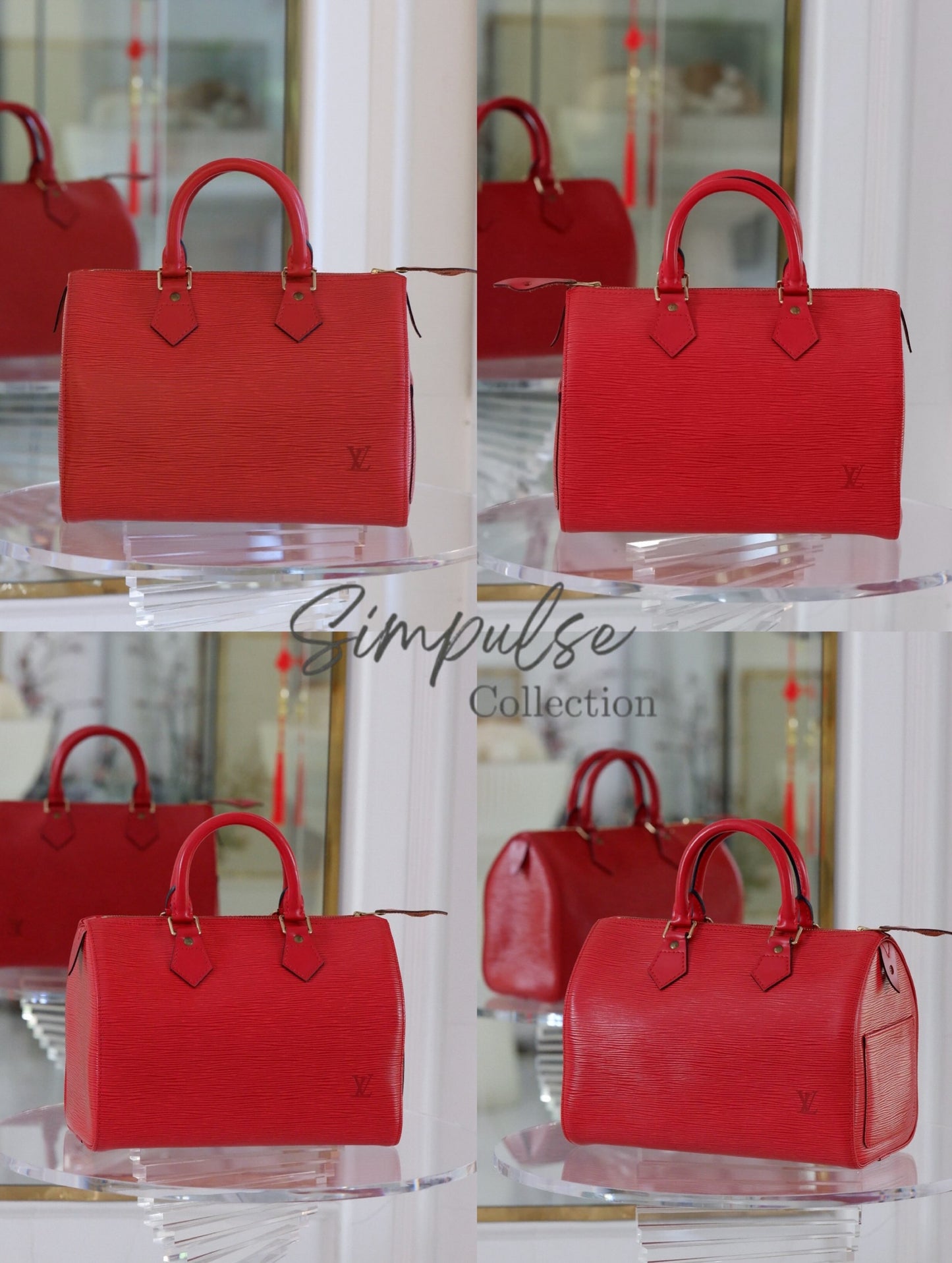 Louis Vuitton Epi Speedy 25