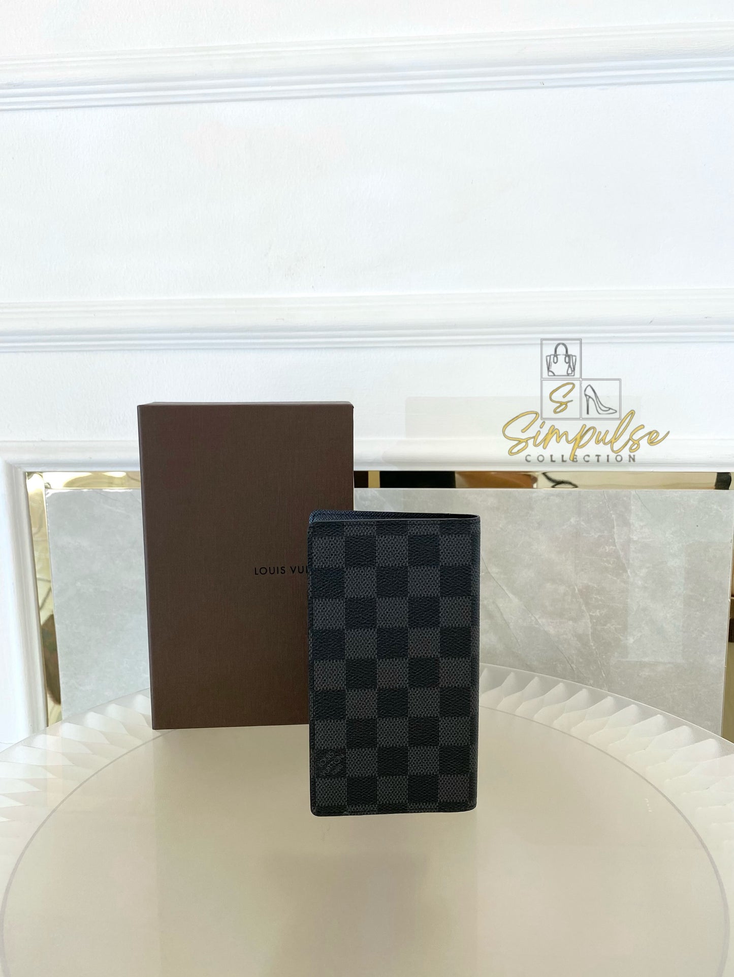 Louis Vuitton Brazza Wallet Damier Graphite