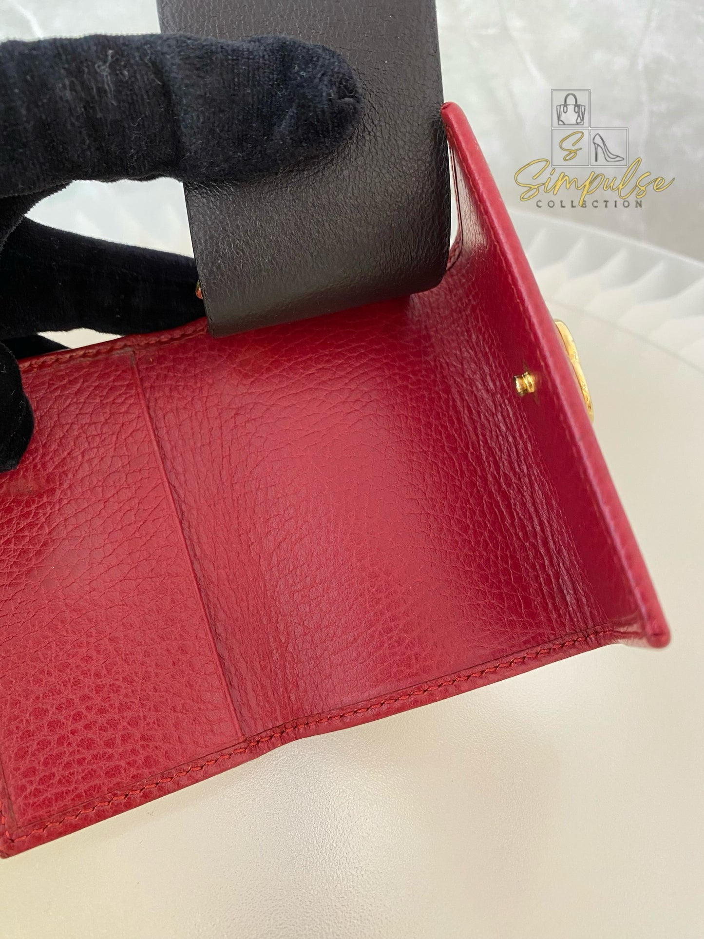 Gucci GG Marmont Key Case Red