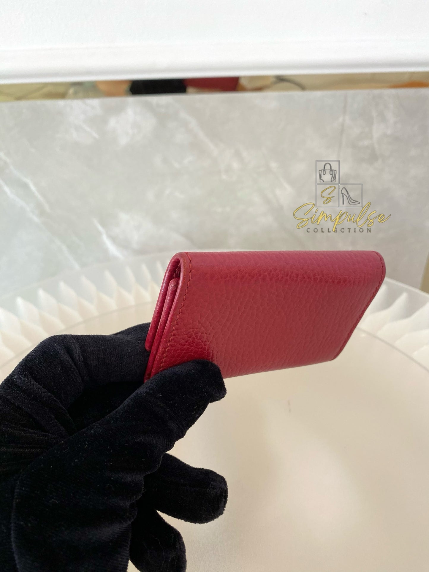 Gucci GG Marmont Key Case Red