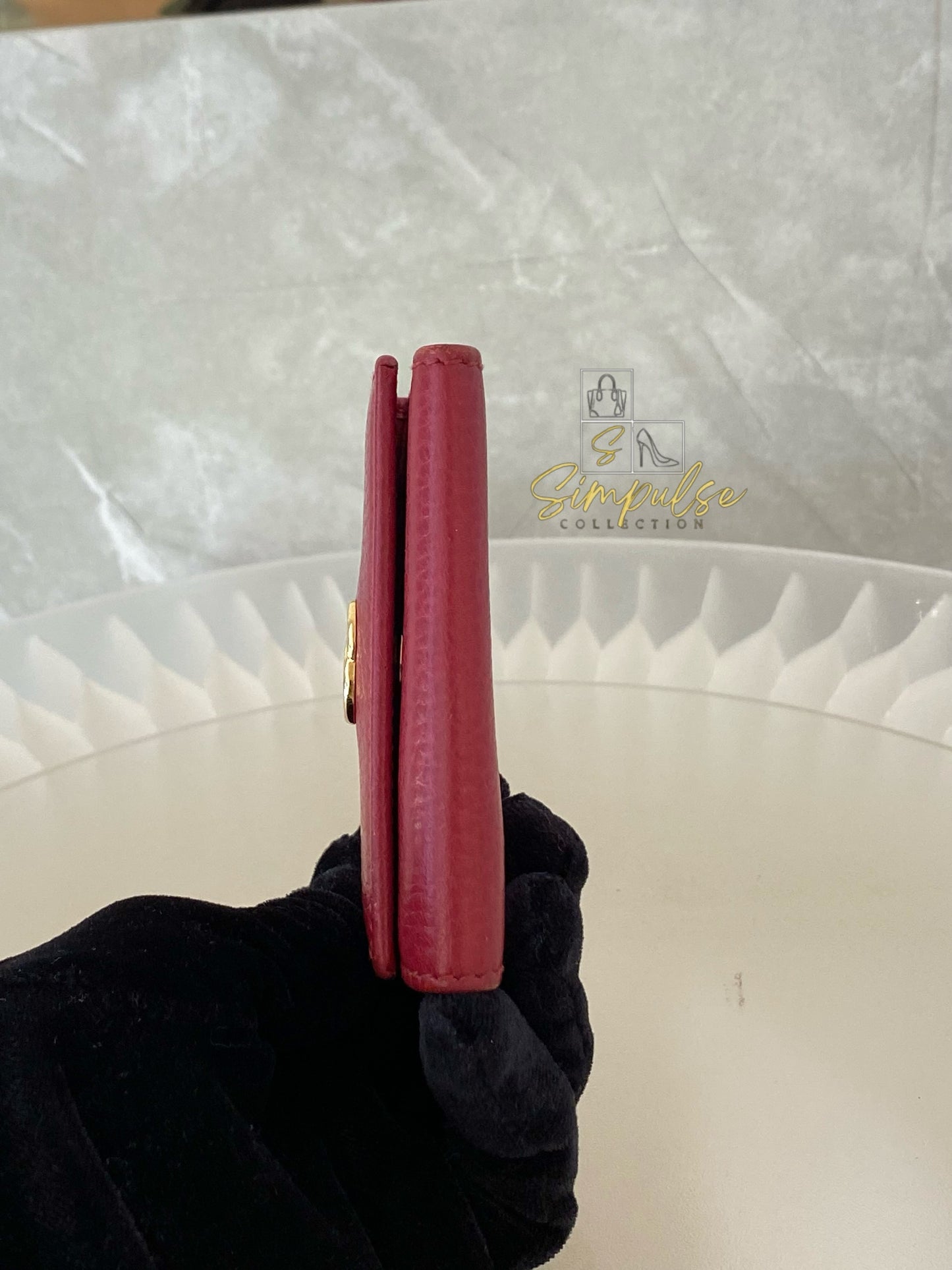 Gucci GG Marmont Key Case Red