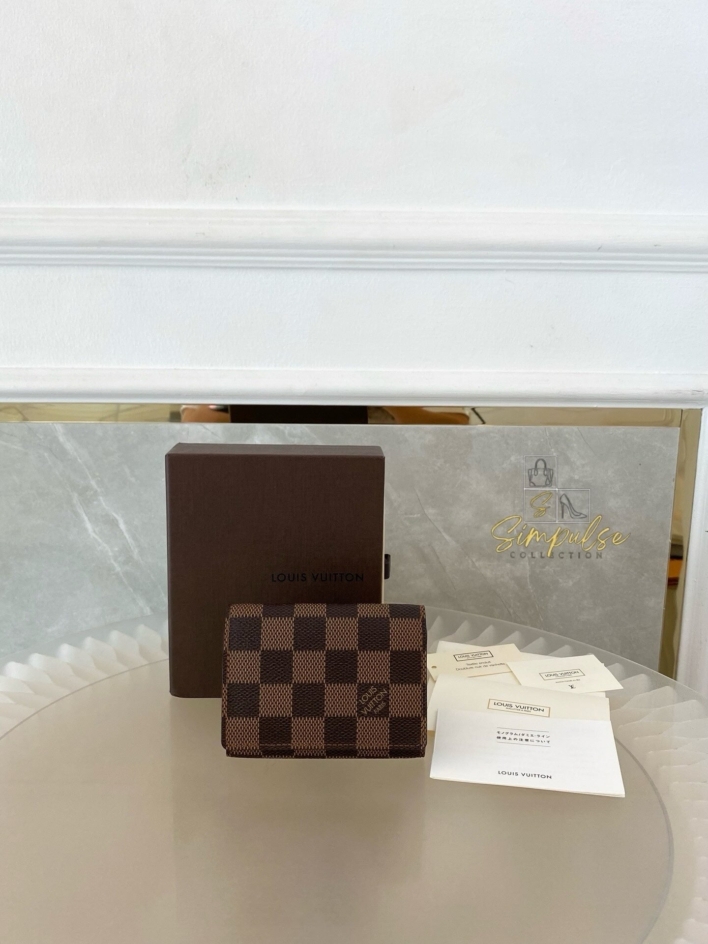 Louis Vuitton Damier Ebene Business Card Holder