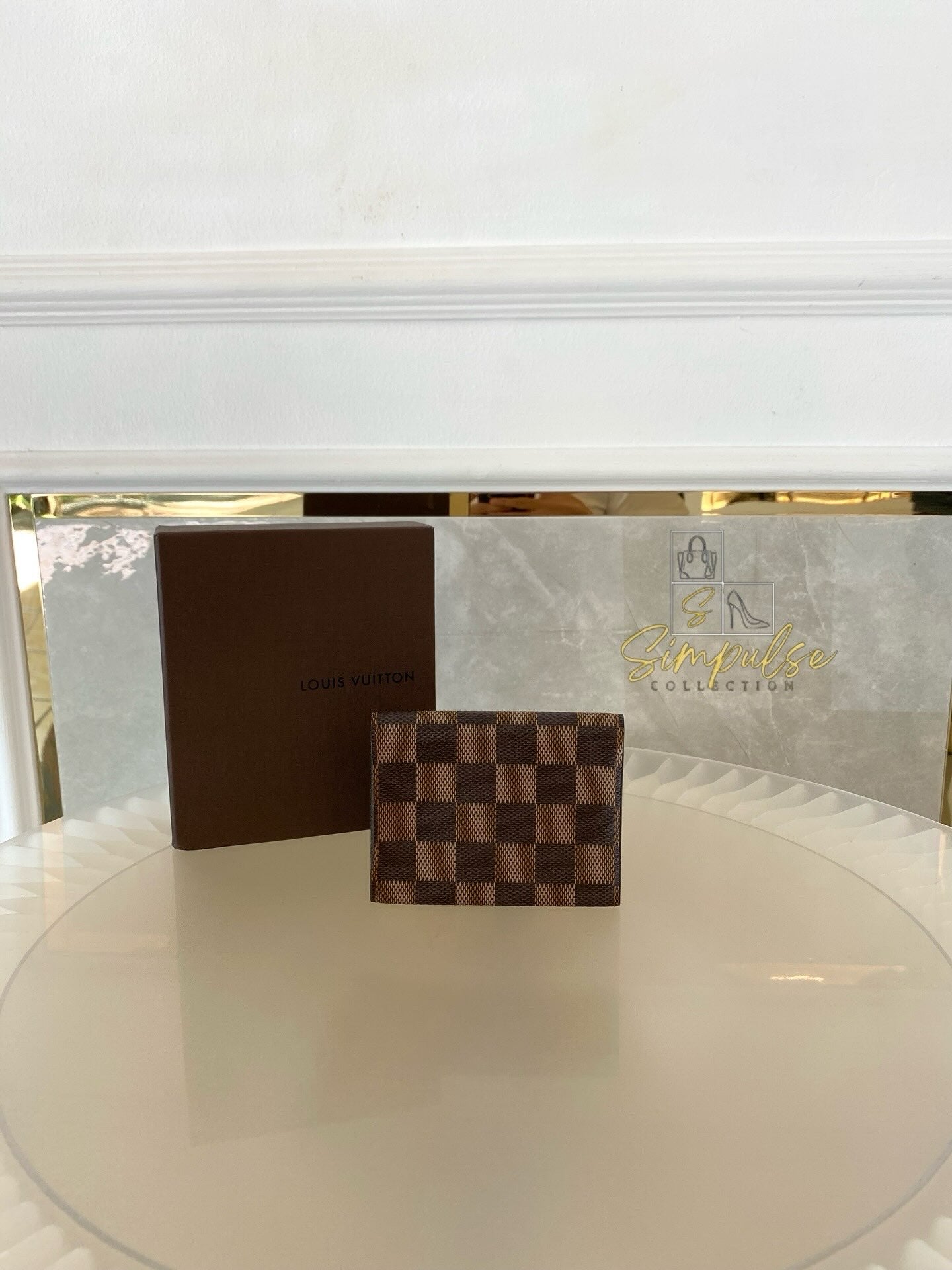 Louis Vuitton Damier Ebene Business Card Holder