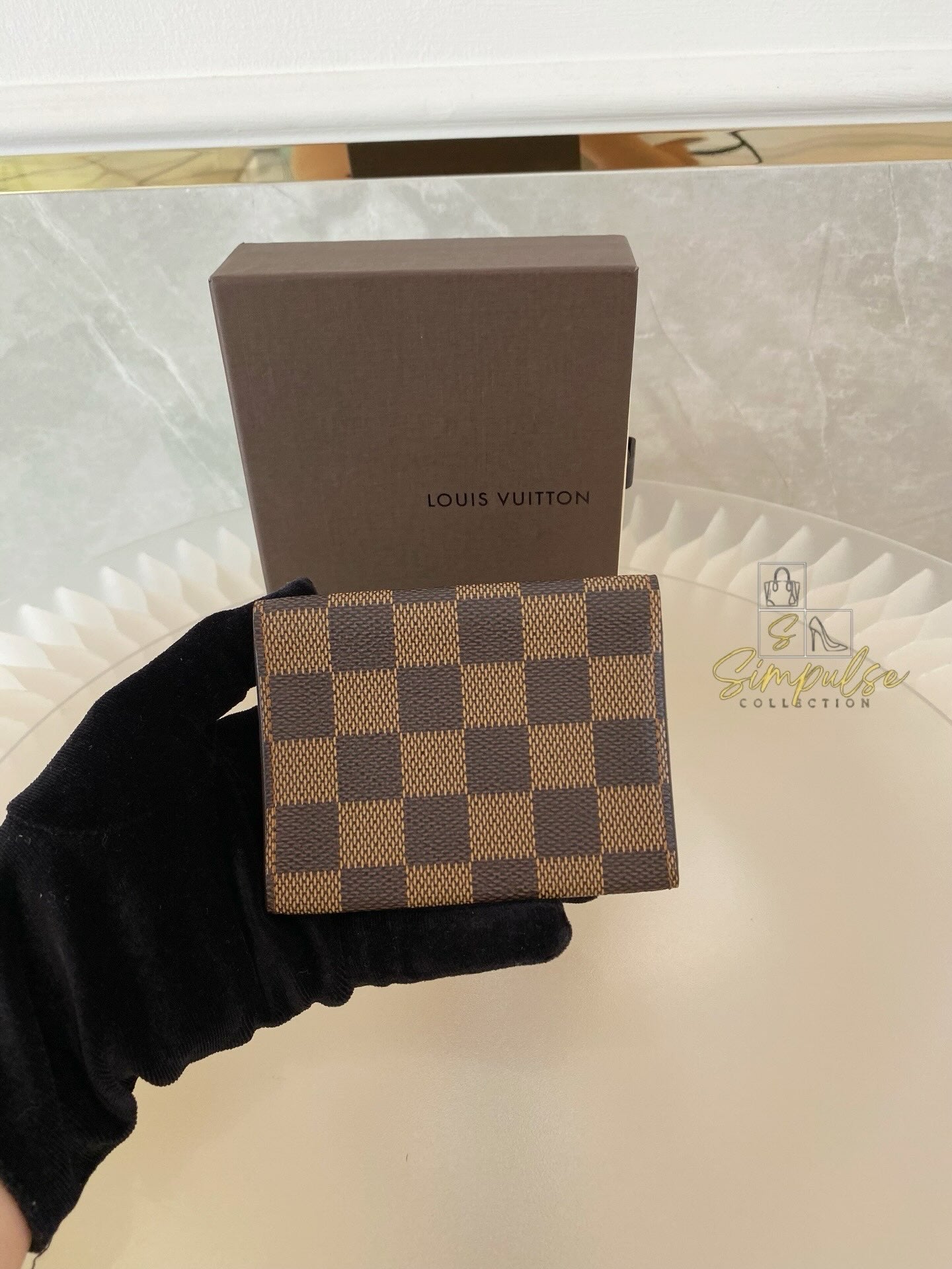 Louis Vuitton Damier Ebene Business Card Holder
