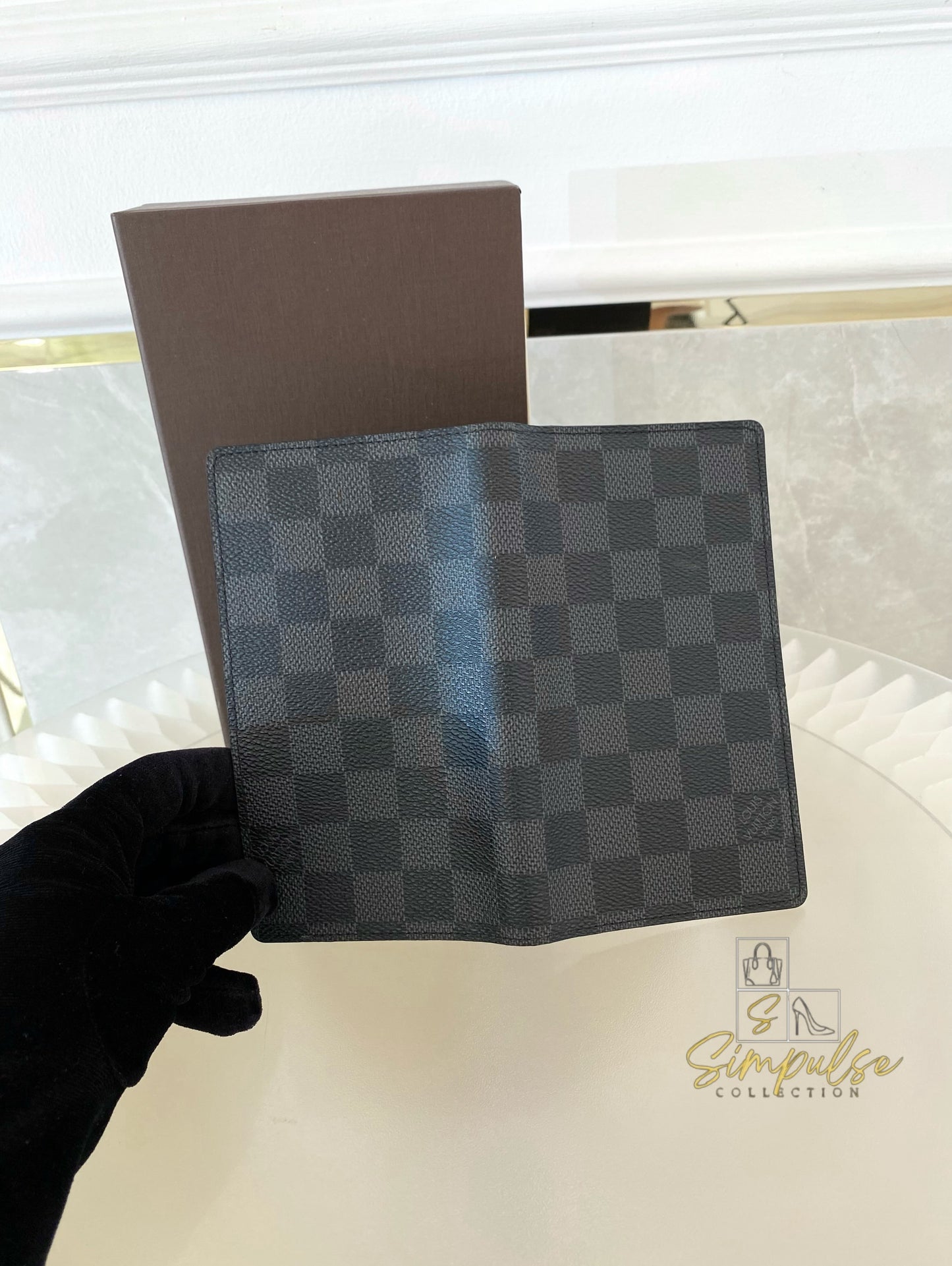 Louis Vuitton Brazza Wallet Damier Graphite