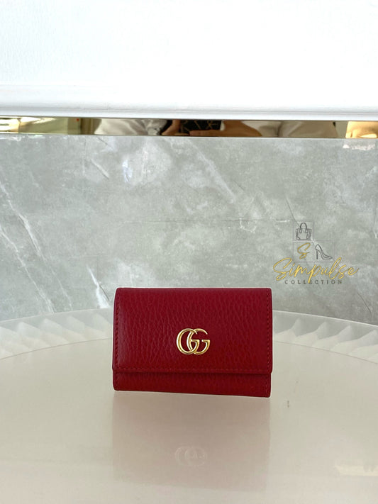 Gucci GG Marmont Key Case Red
