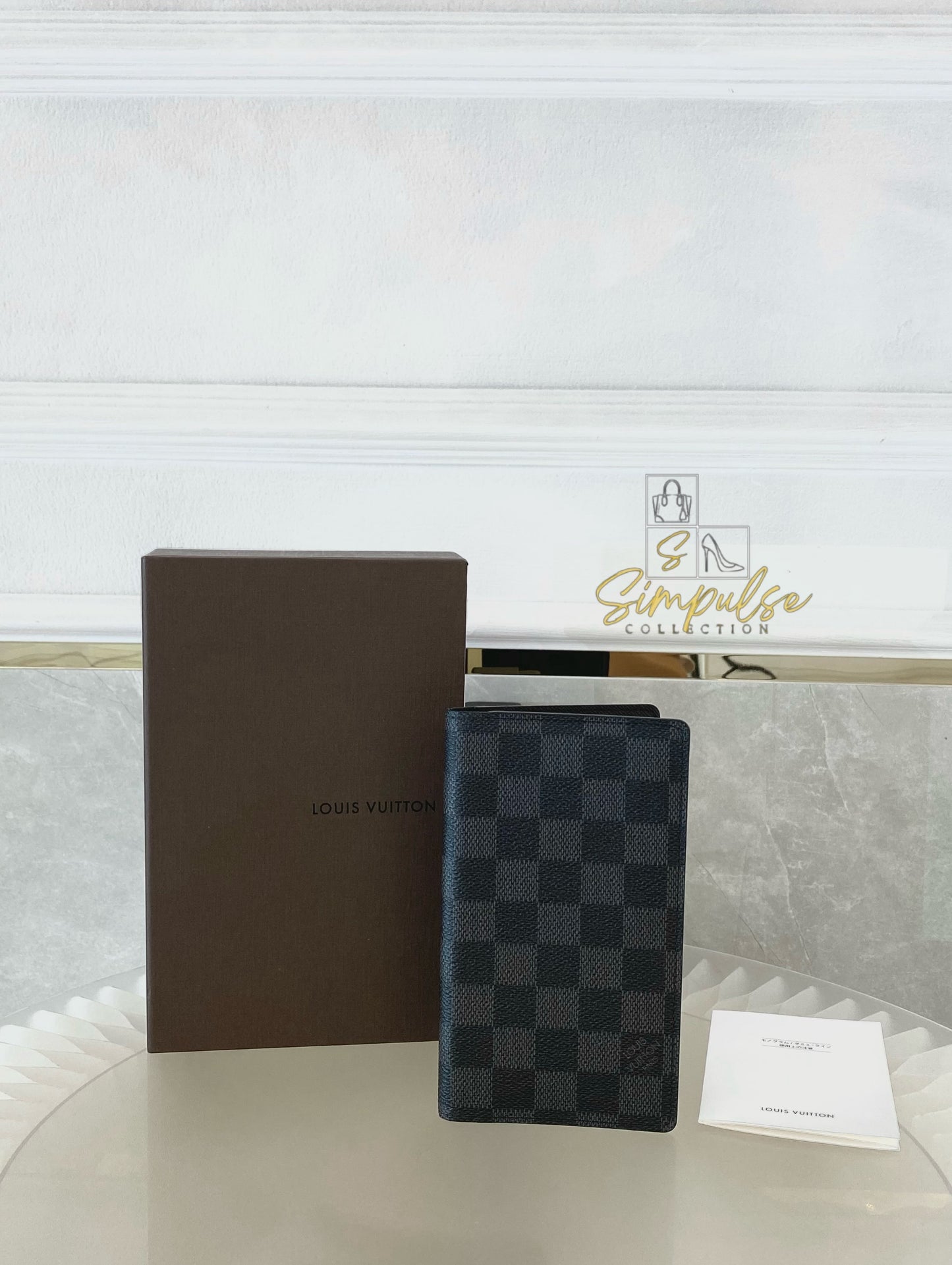 Louis Vuitton Brazza Wallet Damier Graphite