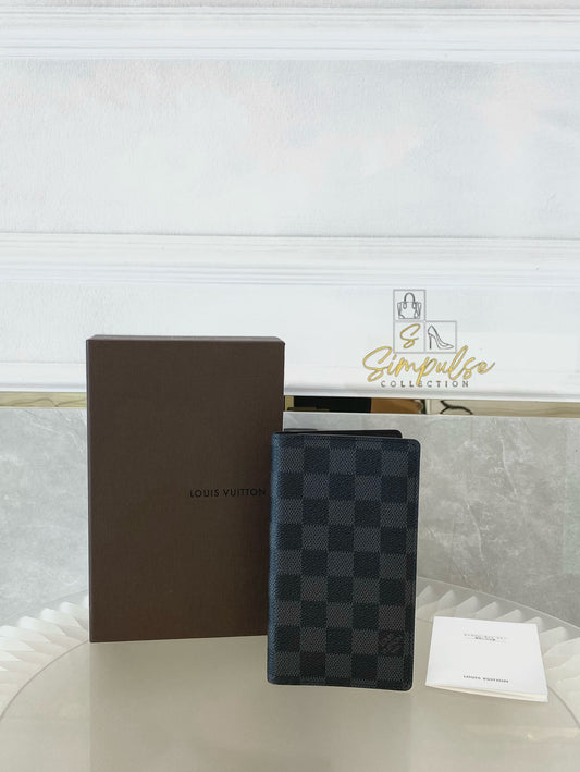 Louis Vuitton Brazza Wallet Damier Graphite