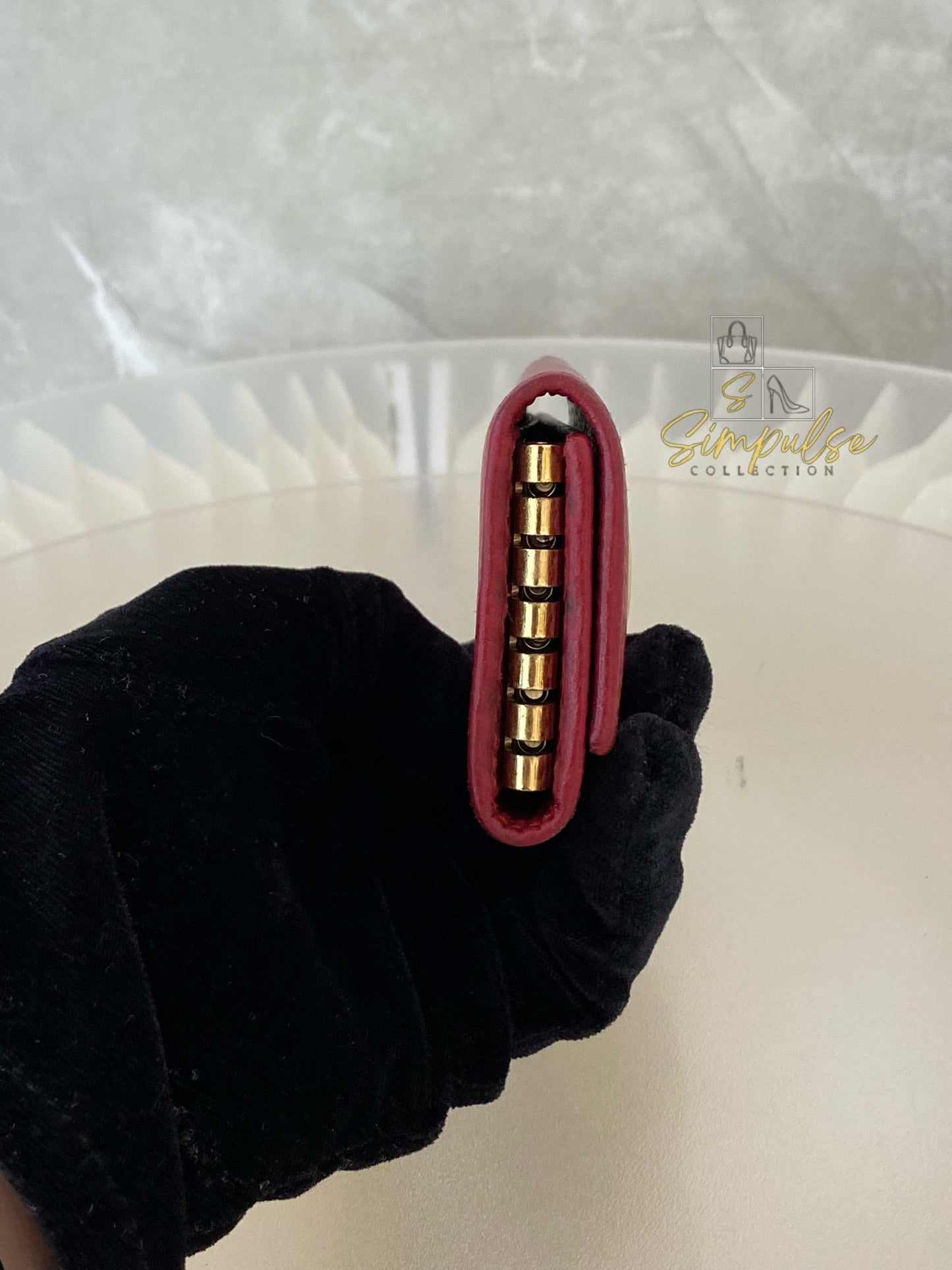 Gucci GG Marmont Key Case Red