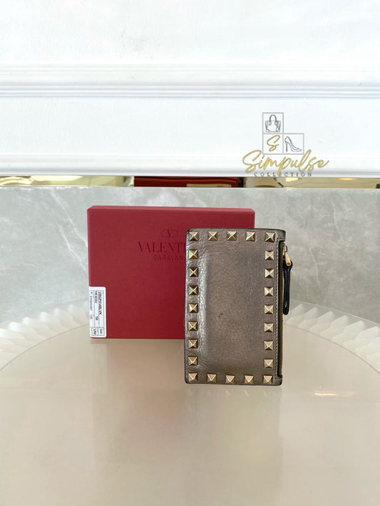Valentino Garavani Metallic Card Holder