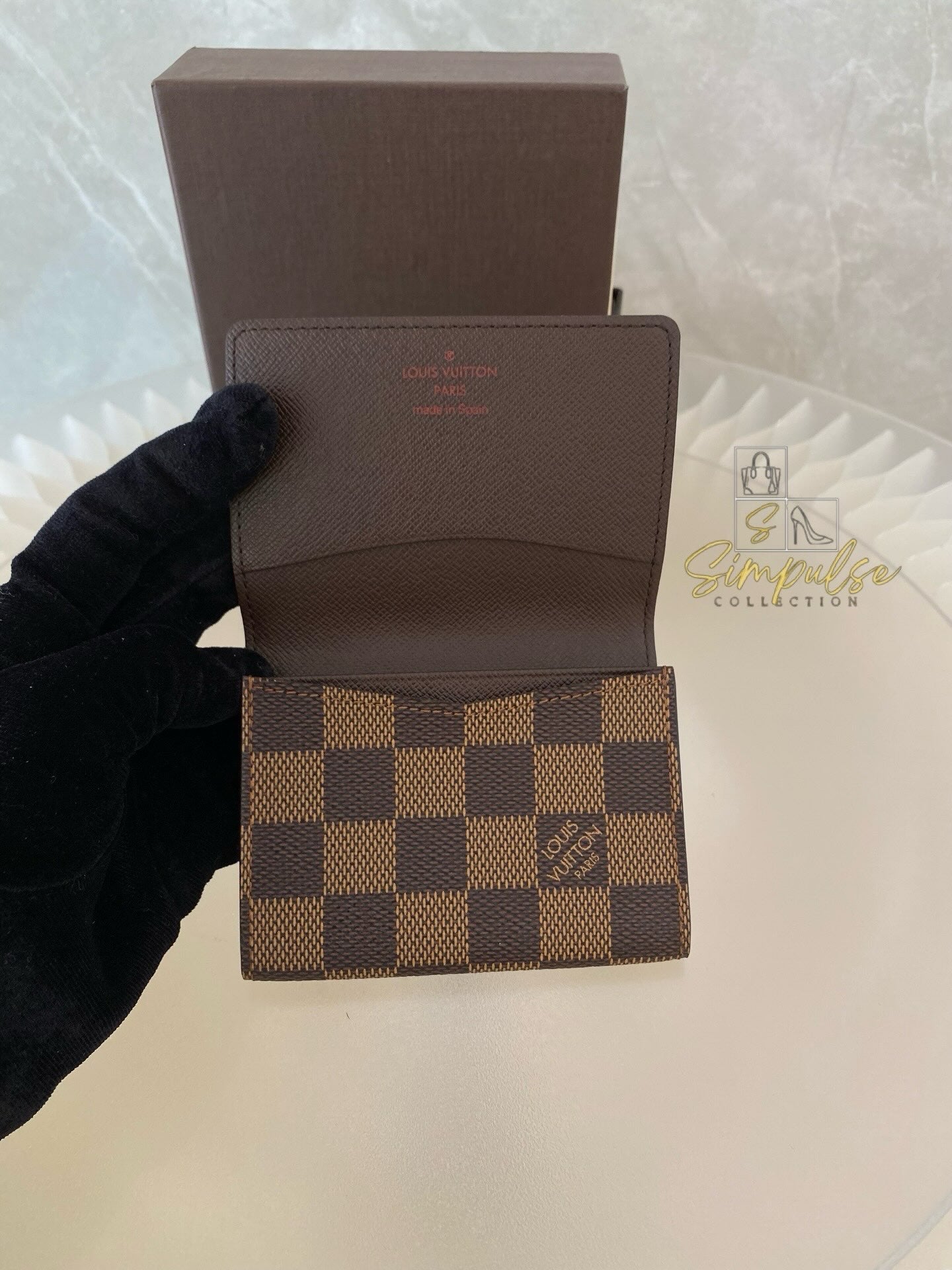 Louis Vuitton Damier Ebene Business Card Holder