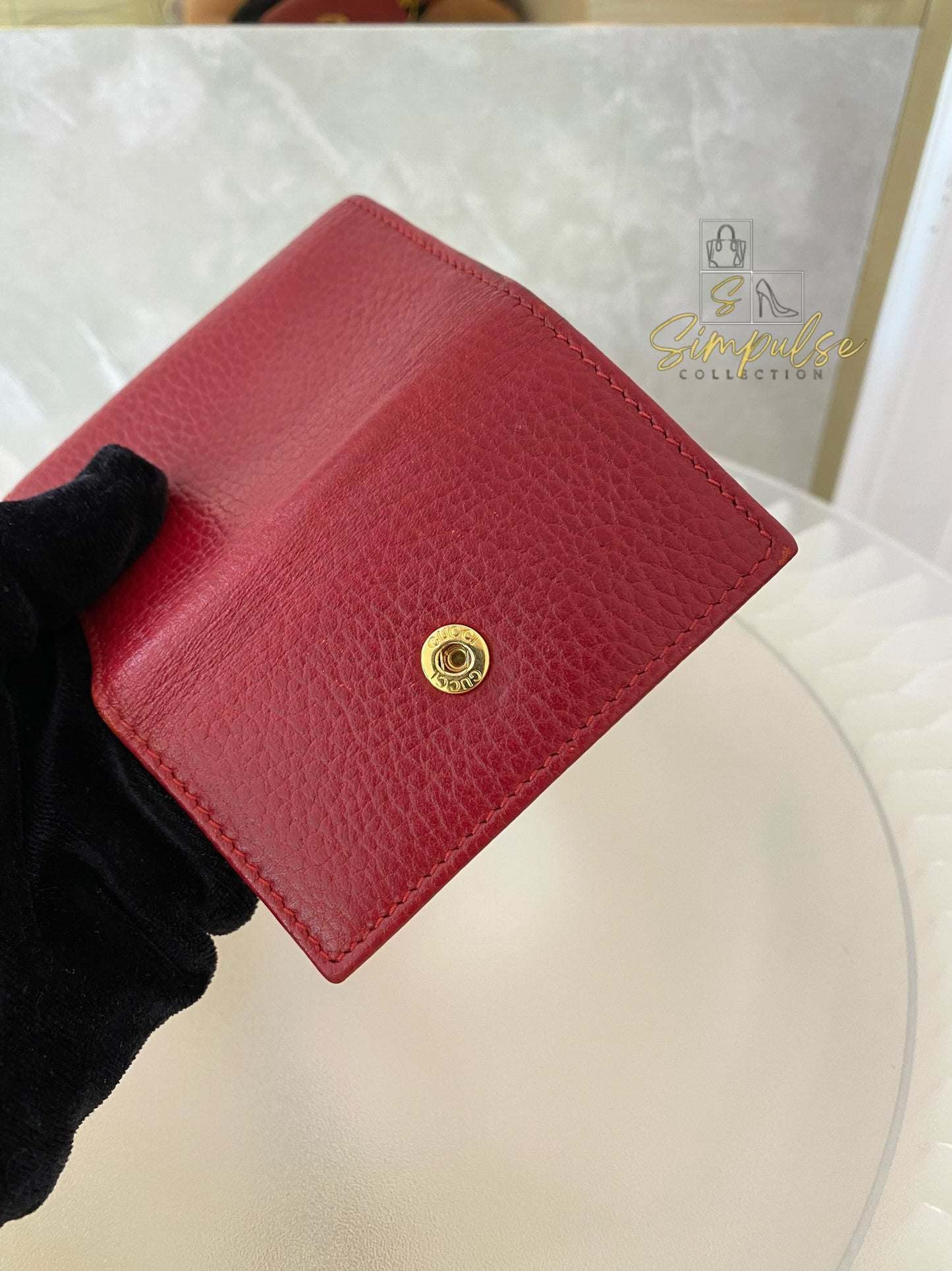Gucci GG Marmont Key Case Red