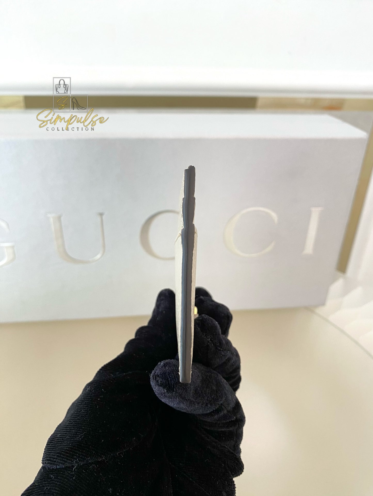 Gucci horsebit Card Holder Gold-Toned hardware