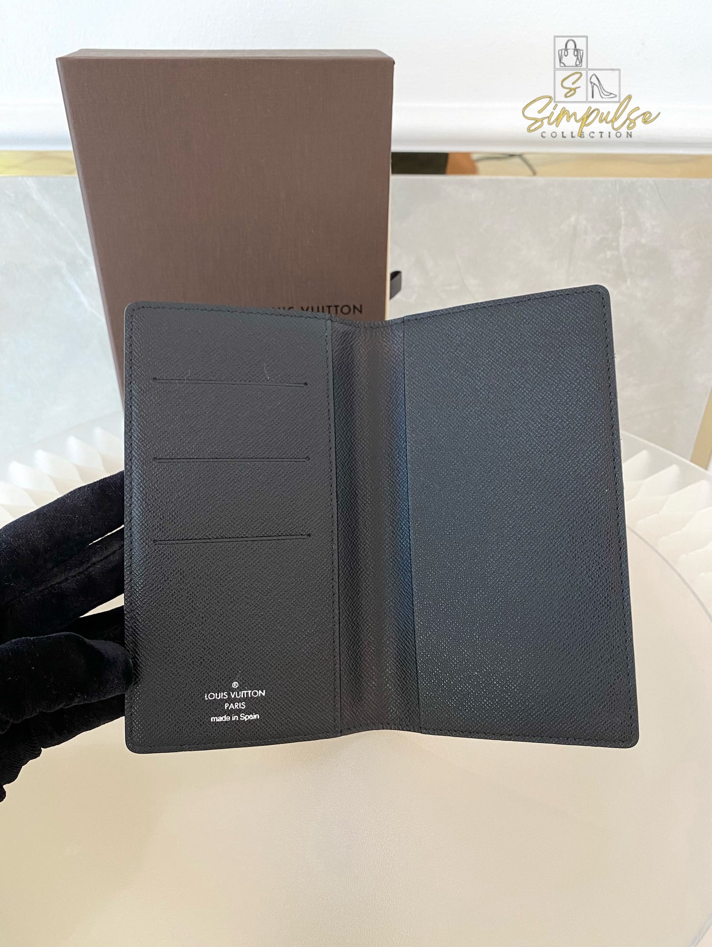 Louis Vuitton Brazza Wallet Damier Graphite