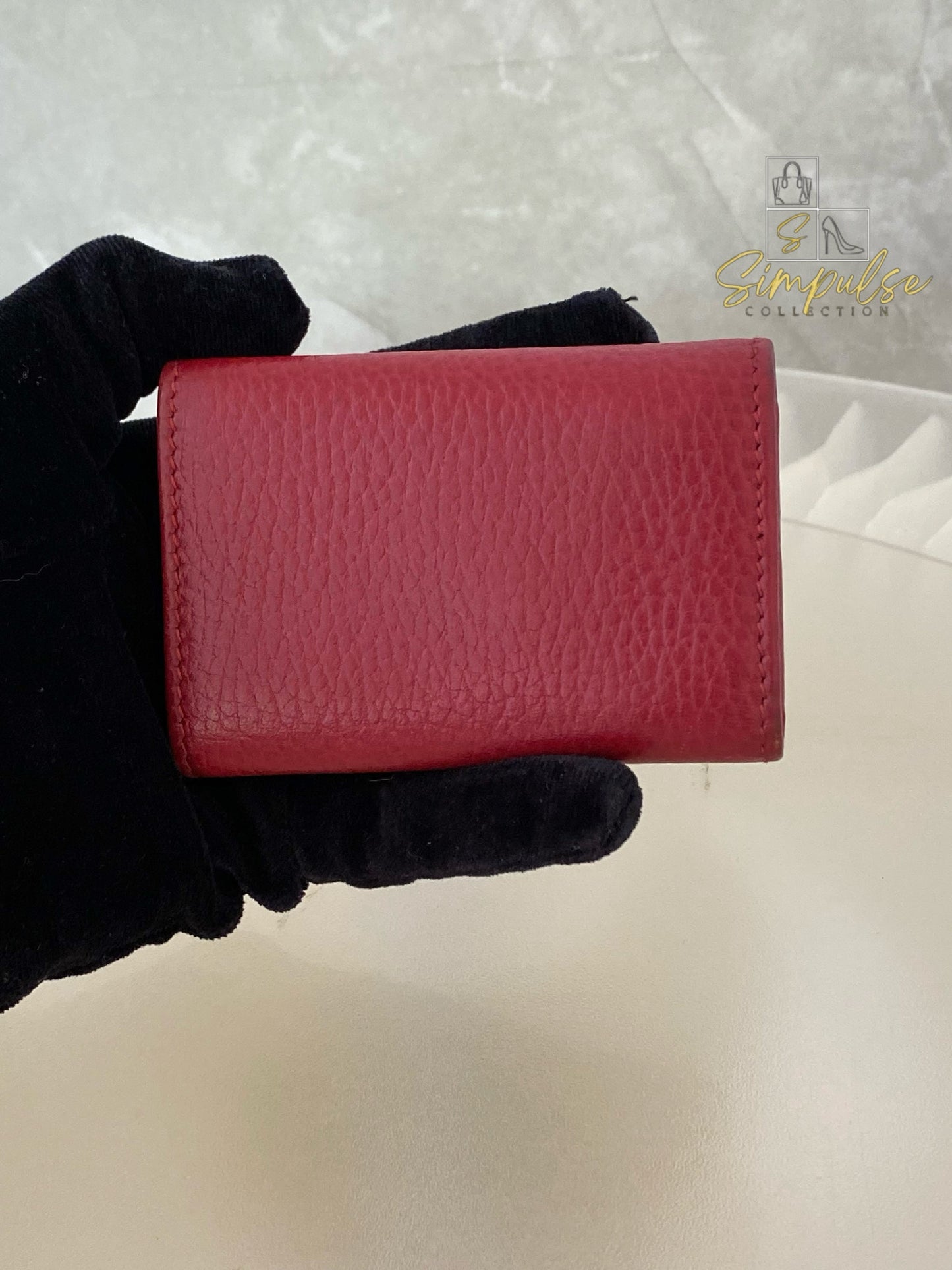Gucci GG Marmont Key Case Red