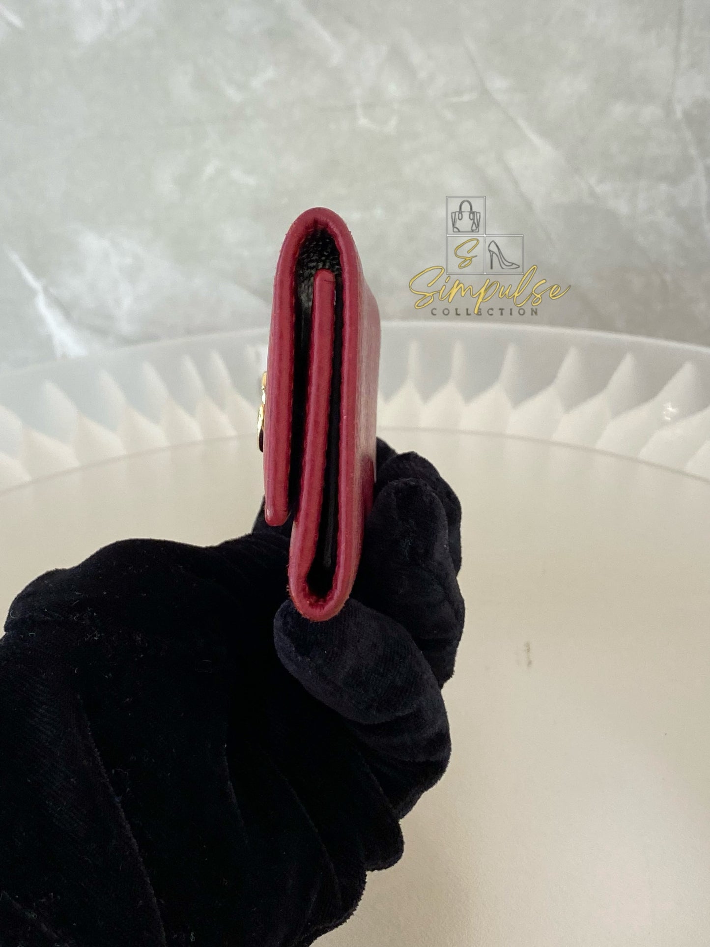 Gucci GG Marmont Key Case Red