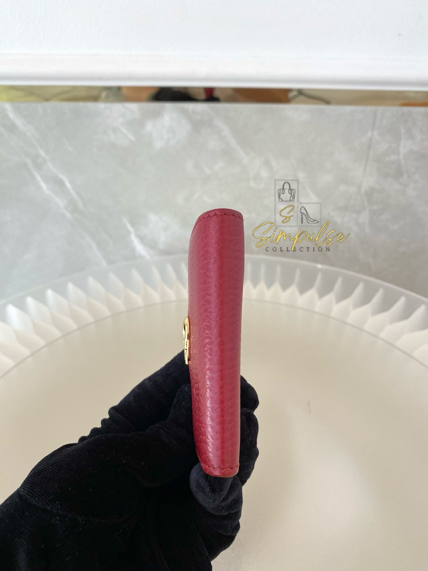 Gucci GG Marmont Key Case Red