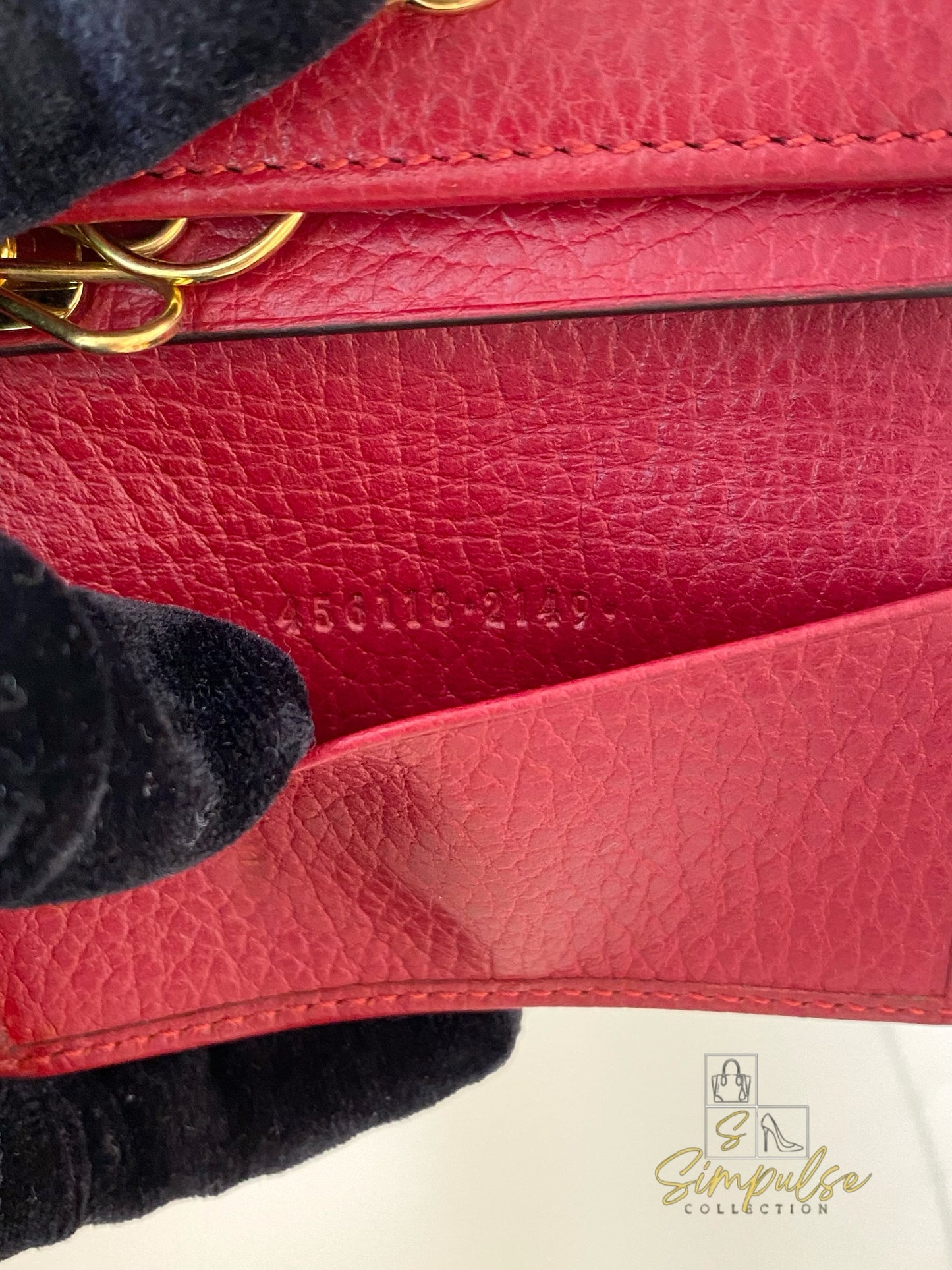 Gucci GG Marmont Key Case Red