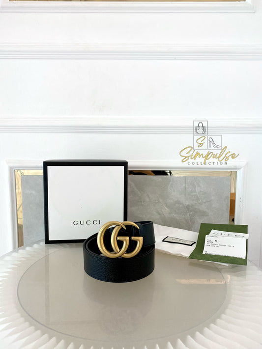 Gucci GG Marmont Leather Belt