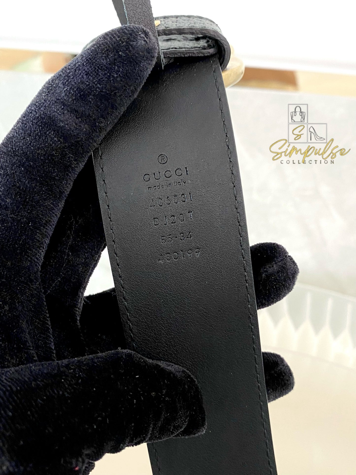 Gucci GG Marmont Leather Belt