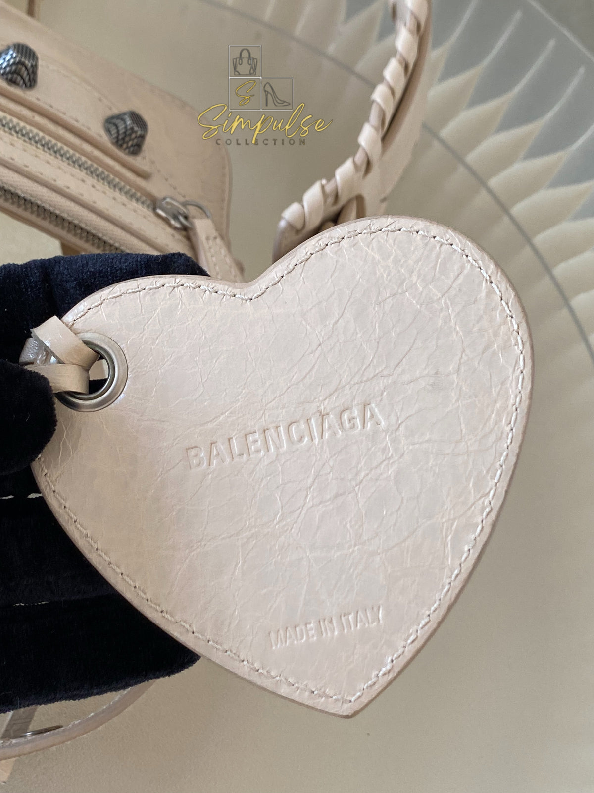 BALENCIAGA LE CAGOLE Xs SHOULDER BAG LAMBSKIN