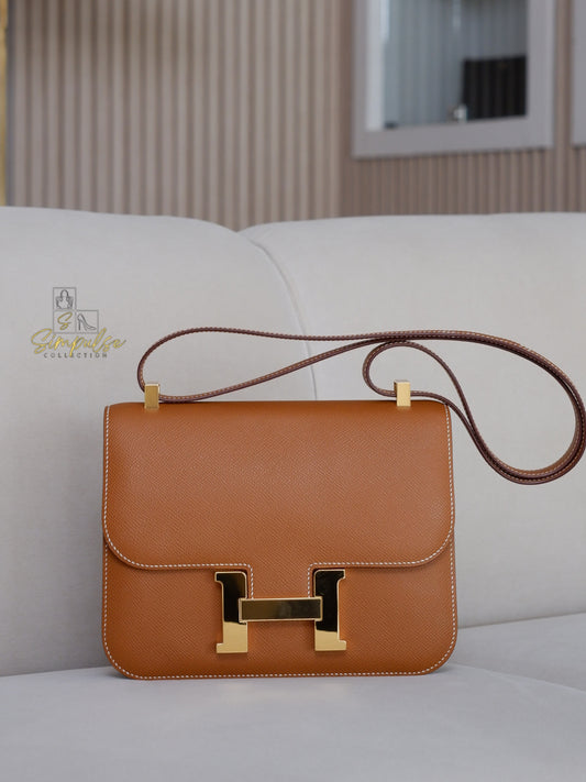 HERMES CONSTANCE 24 GOLD on GOLD