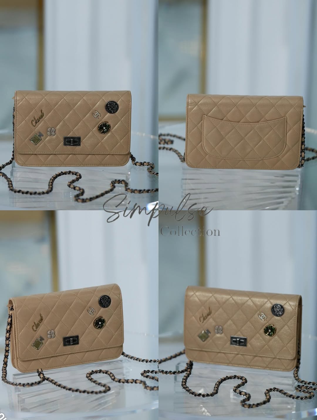 Chanel Metallic Calfskin 2.55 Reissue WOC