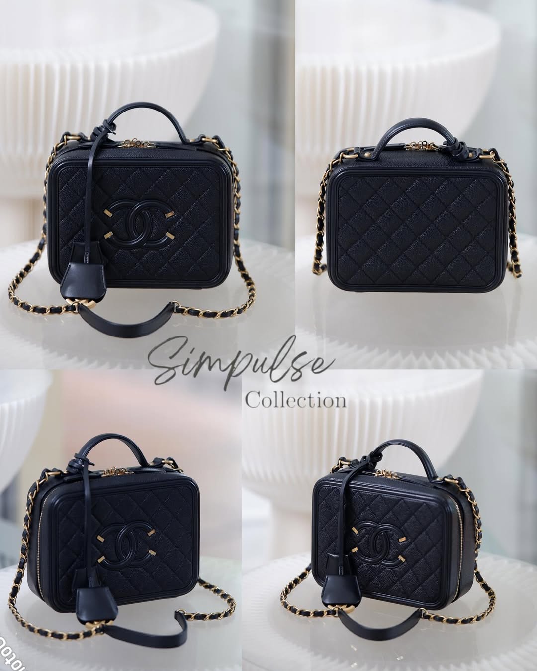 Chanel Filigree Caviar Vanity