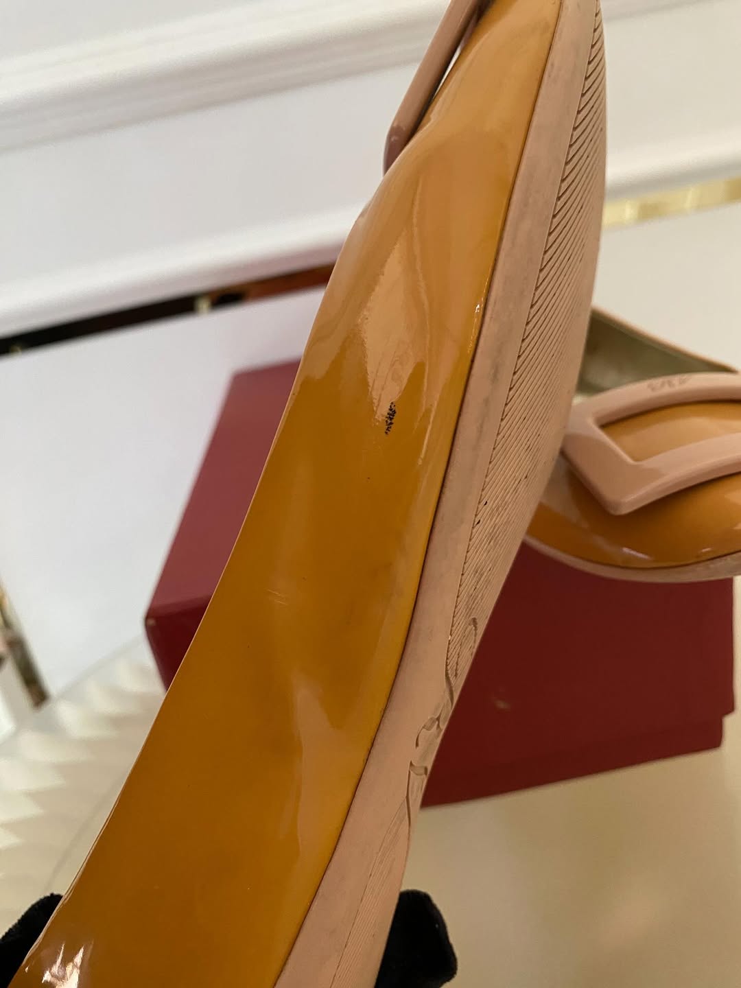 Roger Vivier Patent Leather Ballet Flats