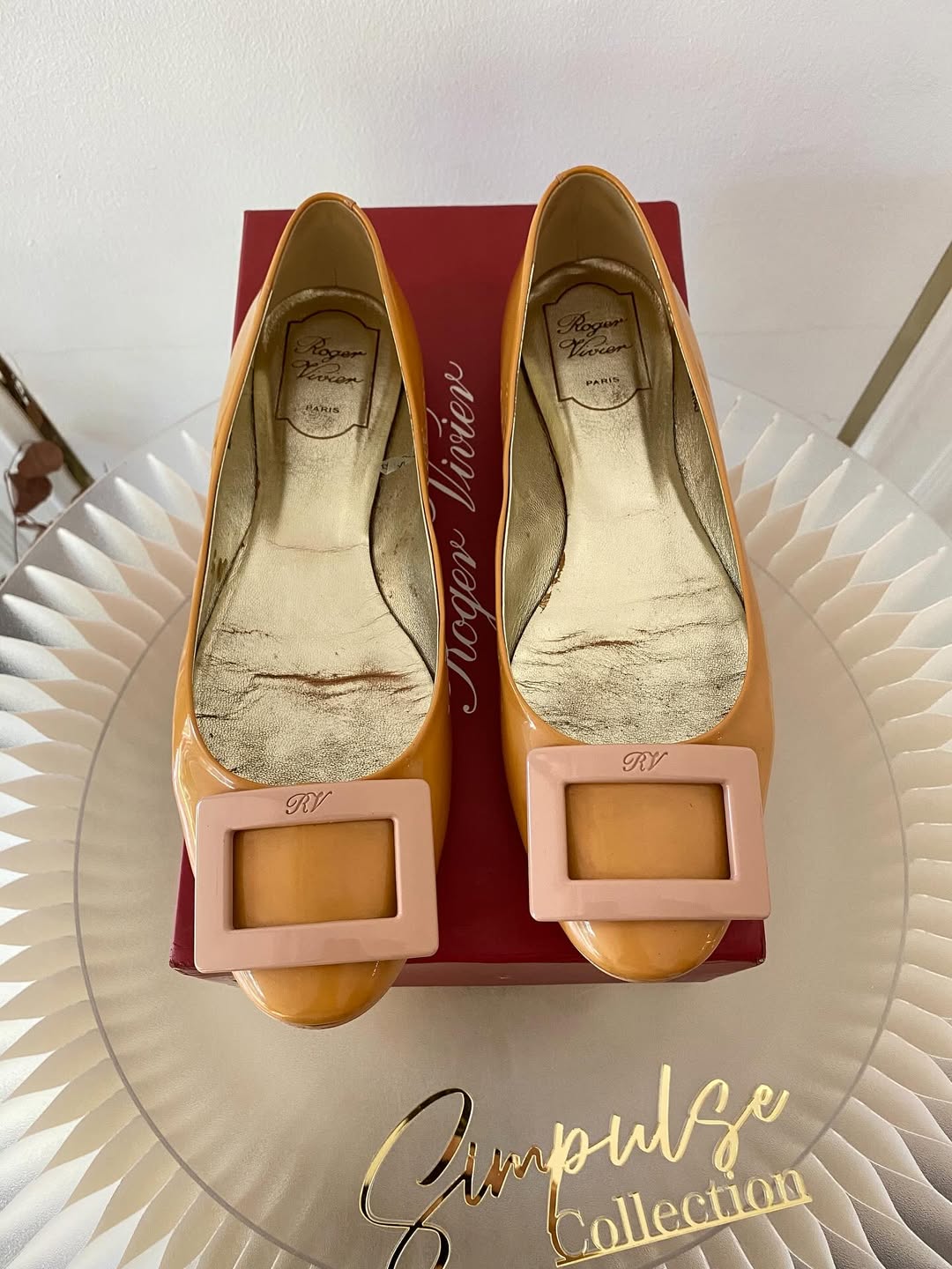 Roger Vivier Patent Leather Ballet Flats
