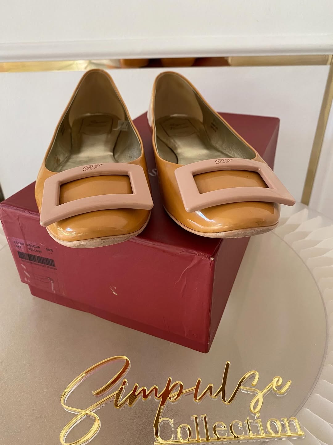 Roger Vivier Patent Leather Ballet Flats