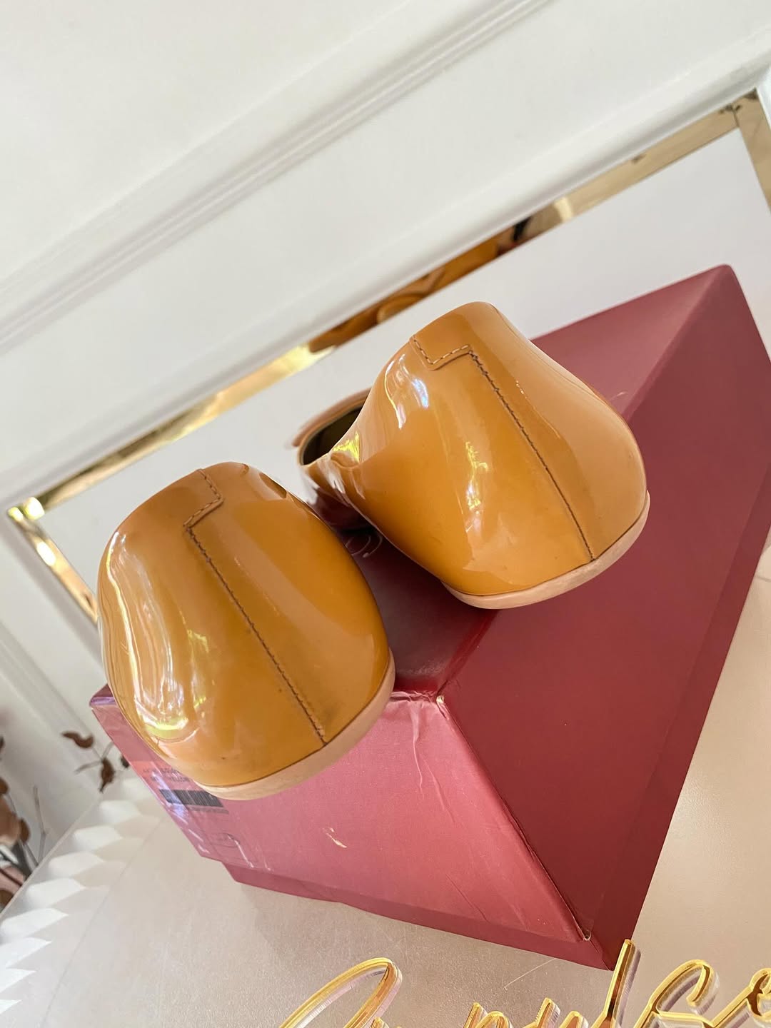 Roger Vivier Patent Leather Ballet Flats