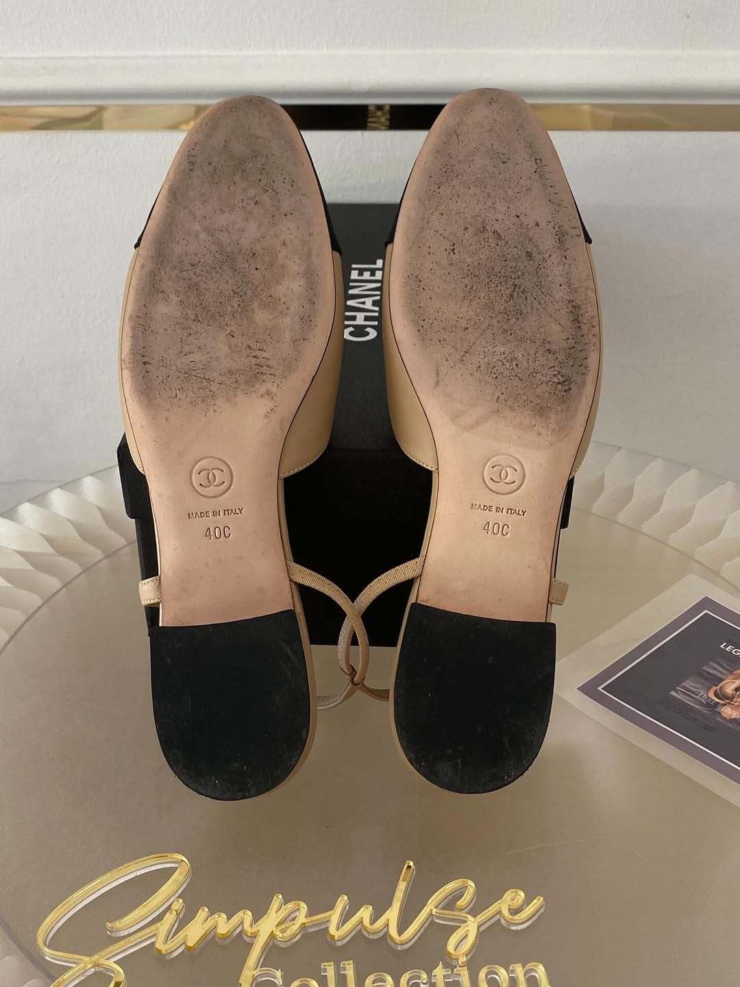 Chanel Slingback Flats