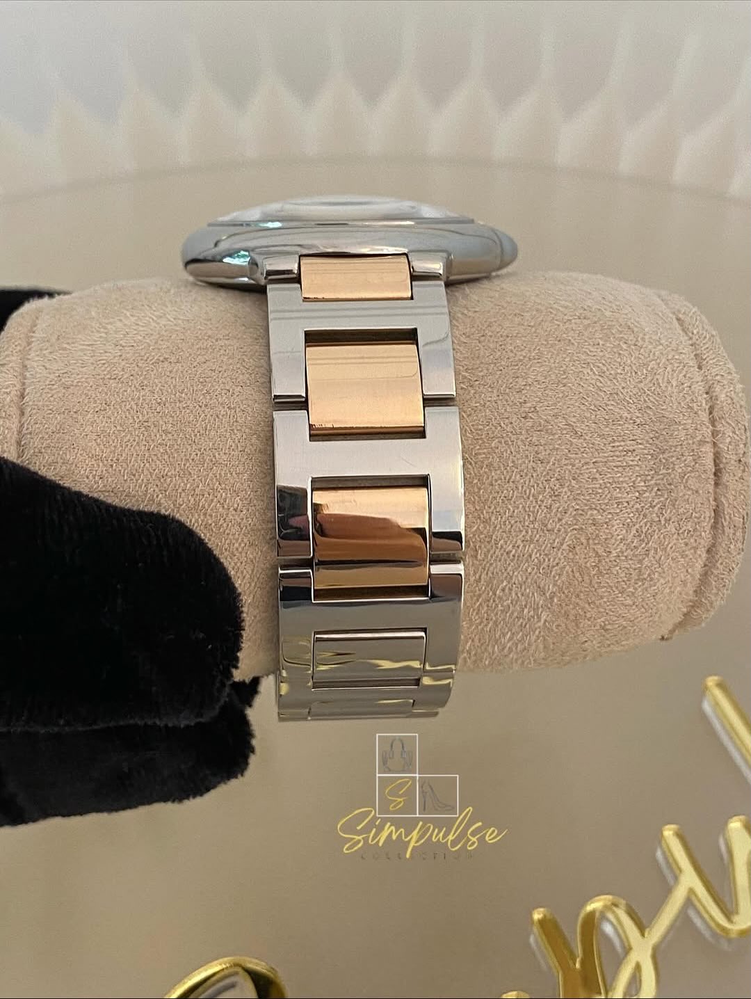 Cartier Ballon Bleu Two Tone RG w/ Dia Dial