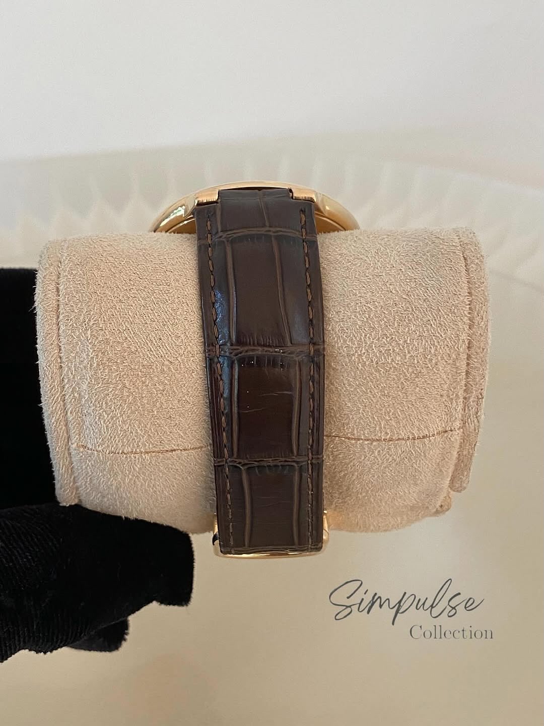 Cartier Ballon Bleu RG Leather Strp