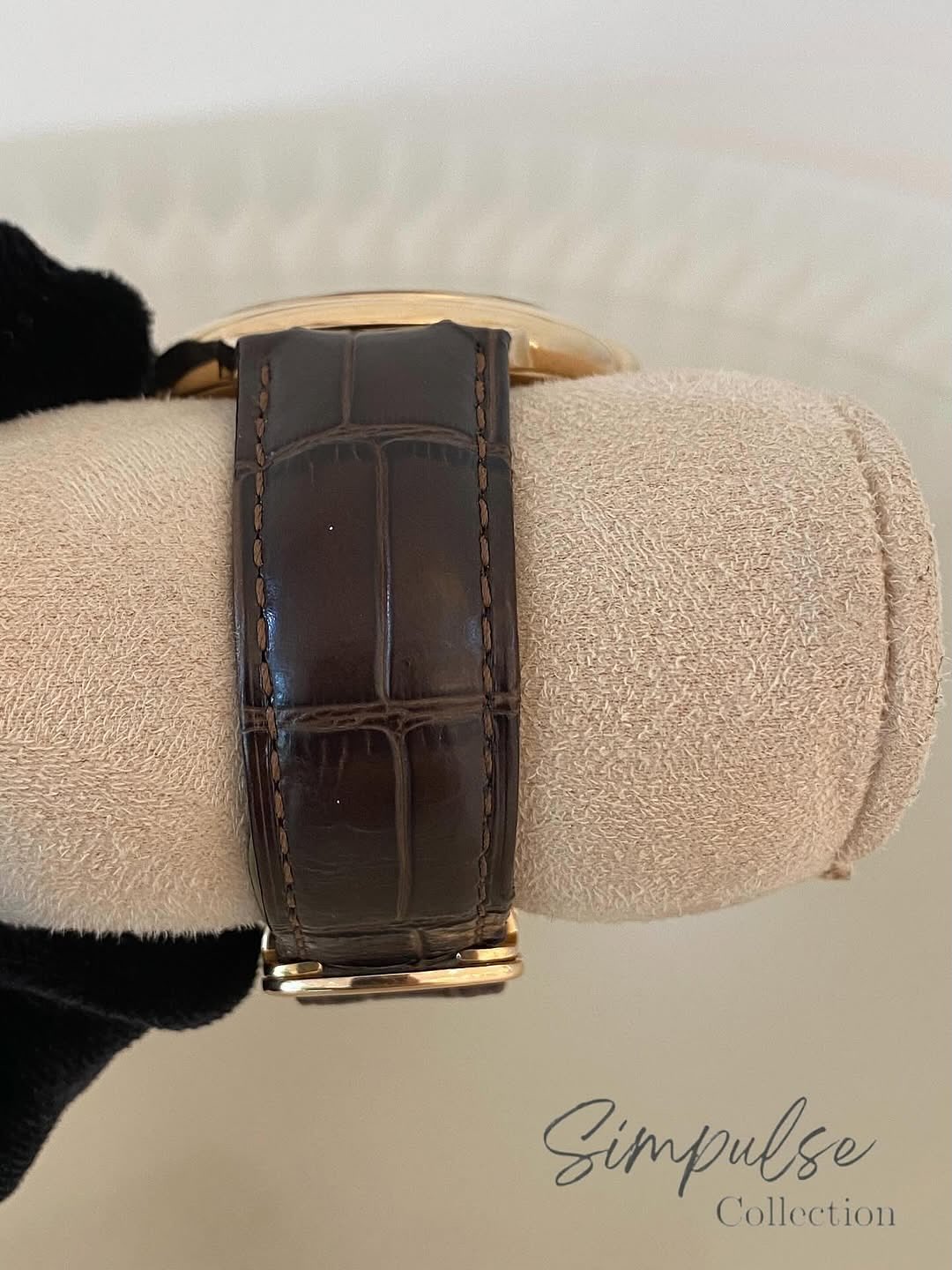 Cartier Ballon Bleu RG Leather Strp