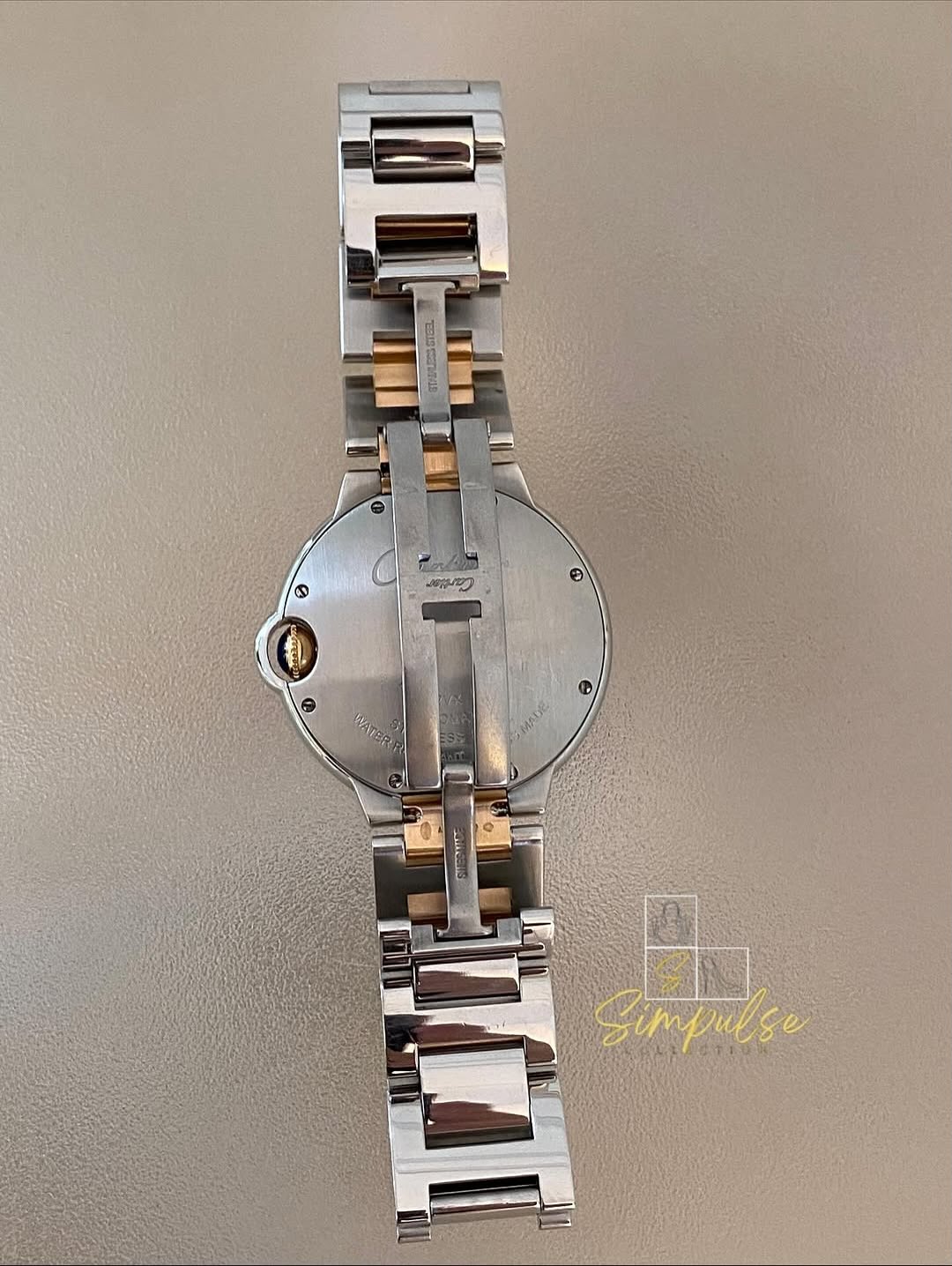 Cartier Ballon Bleu Two Tone RG w/ Dia Dial