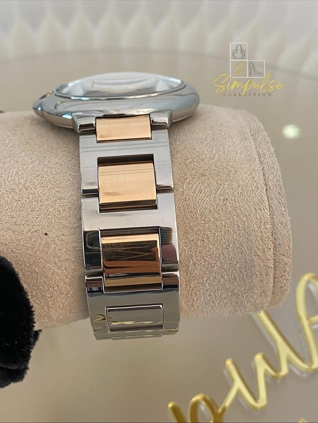 Cartier Ballon Bleu Two Tone RG w/ Dia Dial